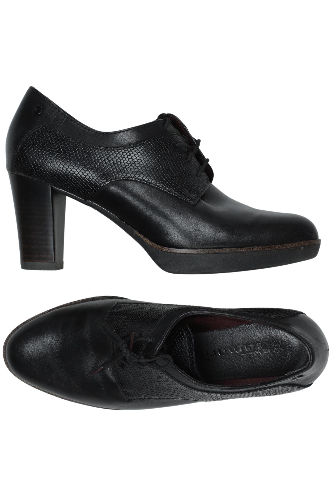 

Tamaris Damen Halbschuh, schwarz, Gr. 38