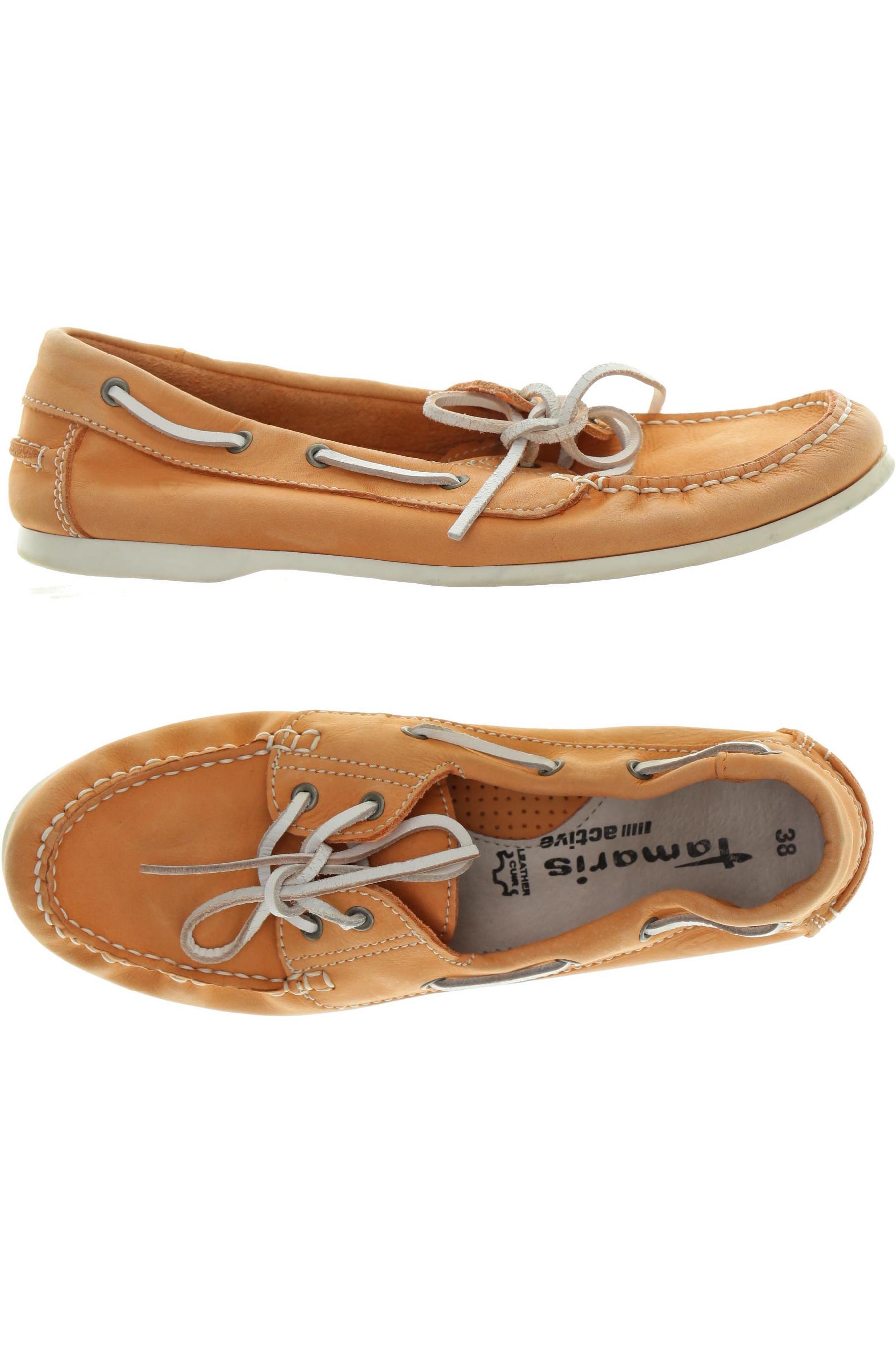

Tamaris Damen Halbschuh, orange, Gr. 38