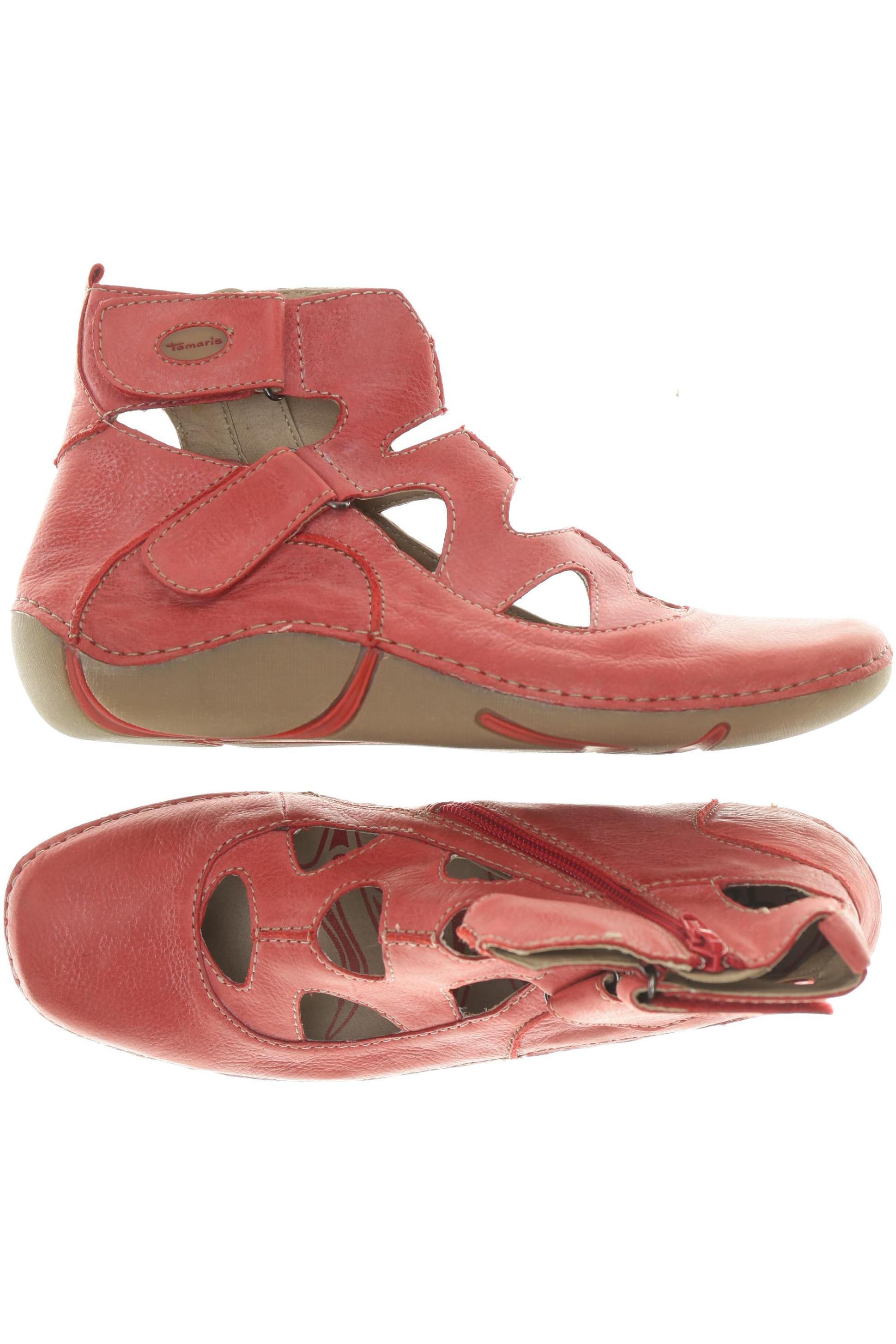 

Tamaris Damen Stiefelette, rot, Gr. 40