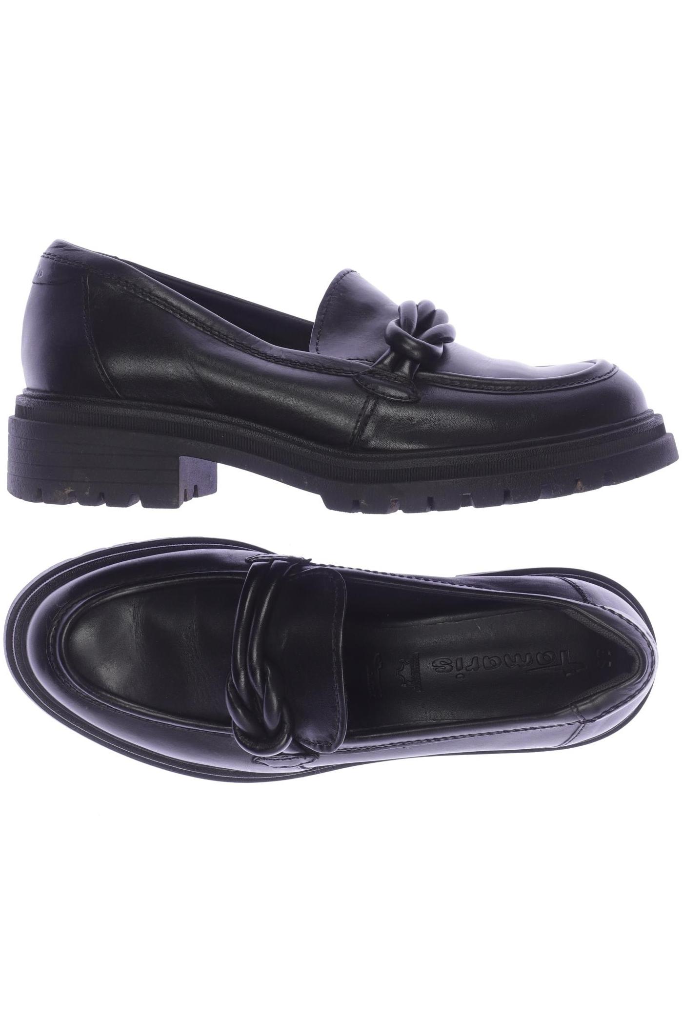 

Tamaris Damen Halbschuh, schwarz, Gr. 38