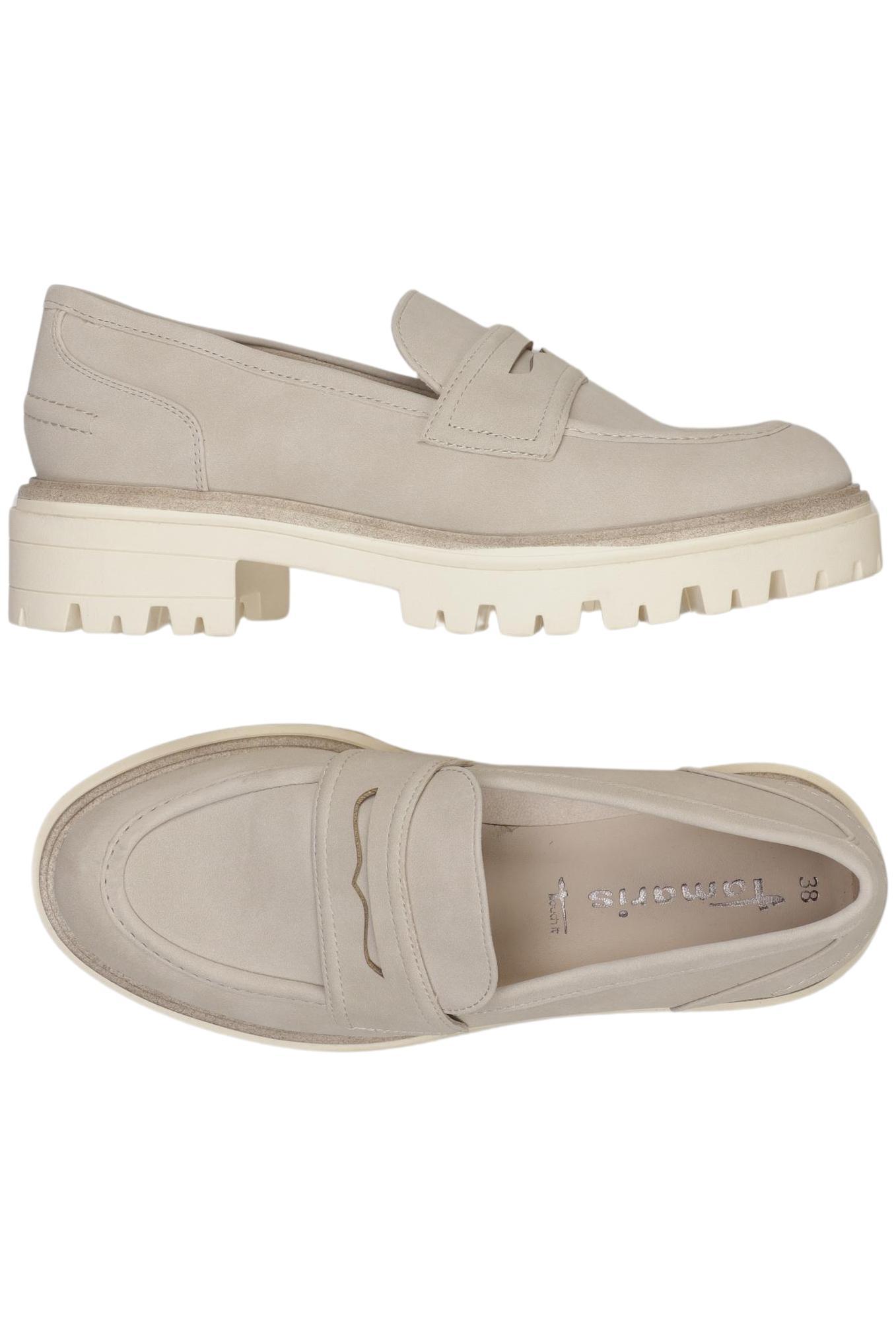 

Tamaris Damen Halbschuh, beige, Gr. 38