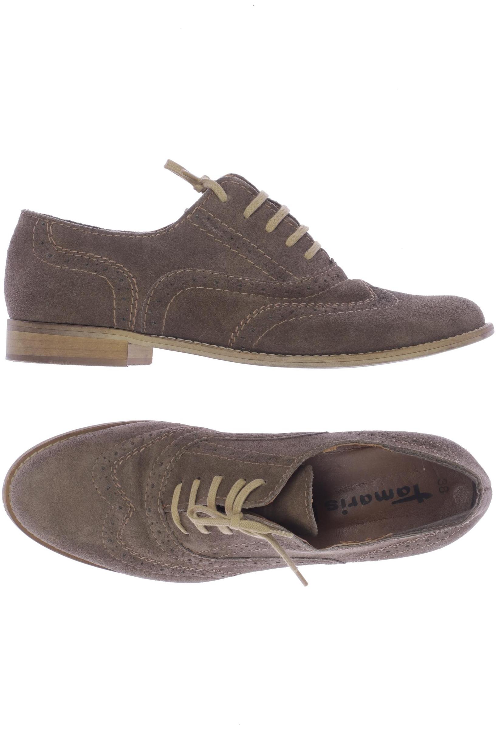 

Tamaris Damen Halbschuh, braun, Gr. 38