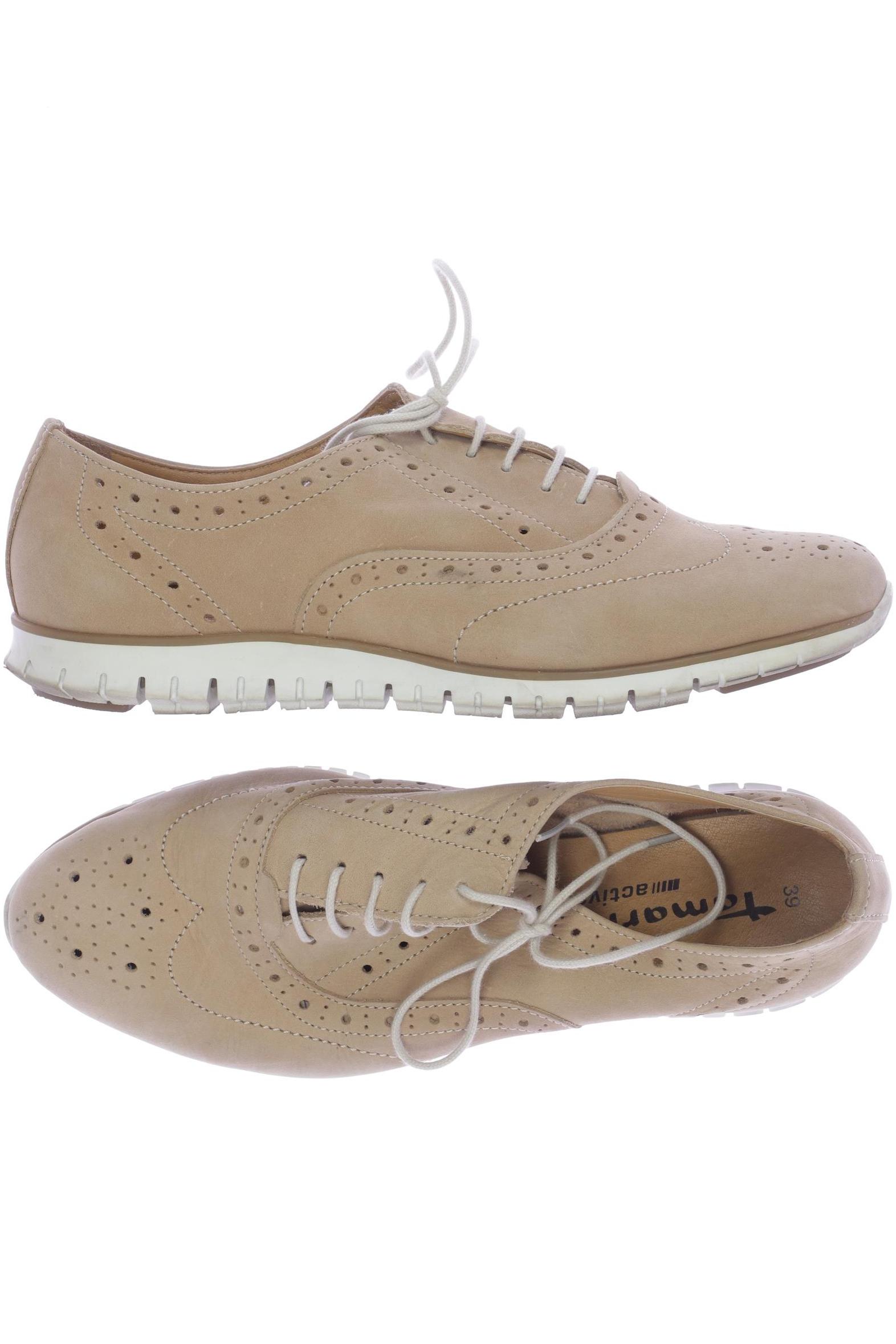 

Tamaris Damen Halbschuh, beige, Gr. 39