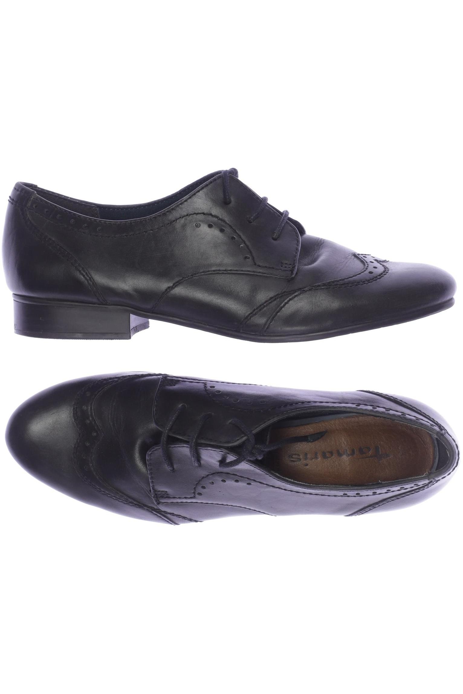 

Tamaris Damen Halbschuh, schwarz, Gr. 38