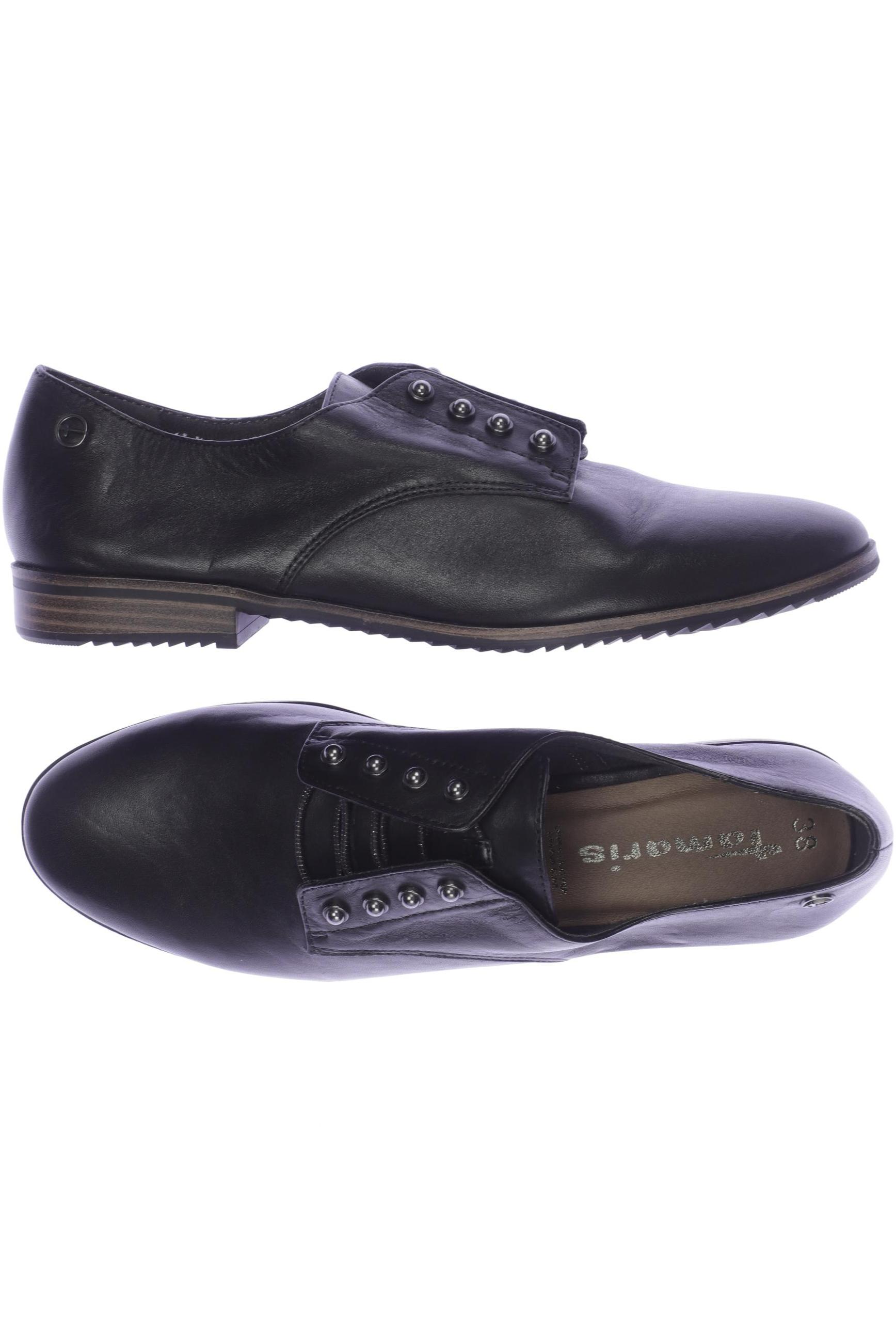 

Tamaris Damen Halbschuh, schwarz, Gr. 38