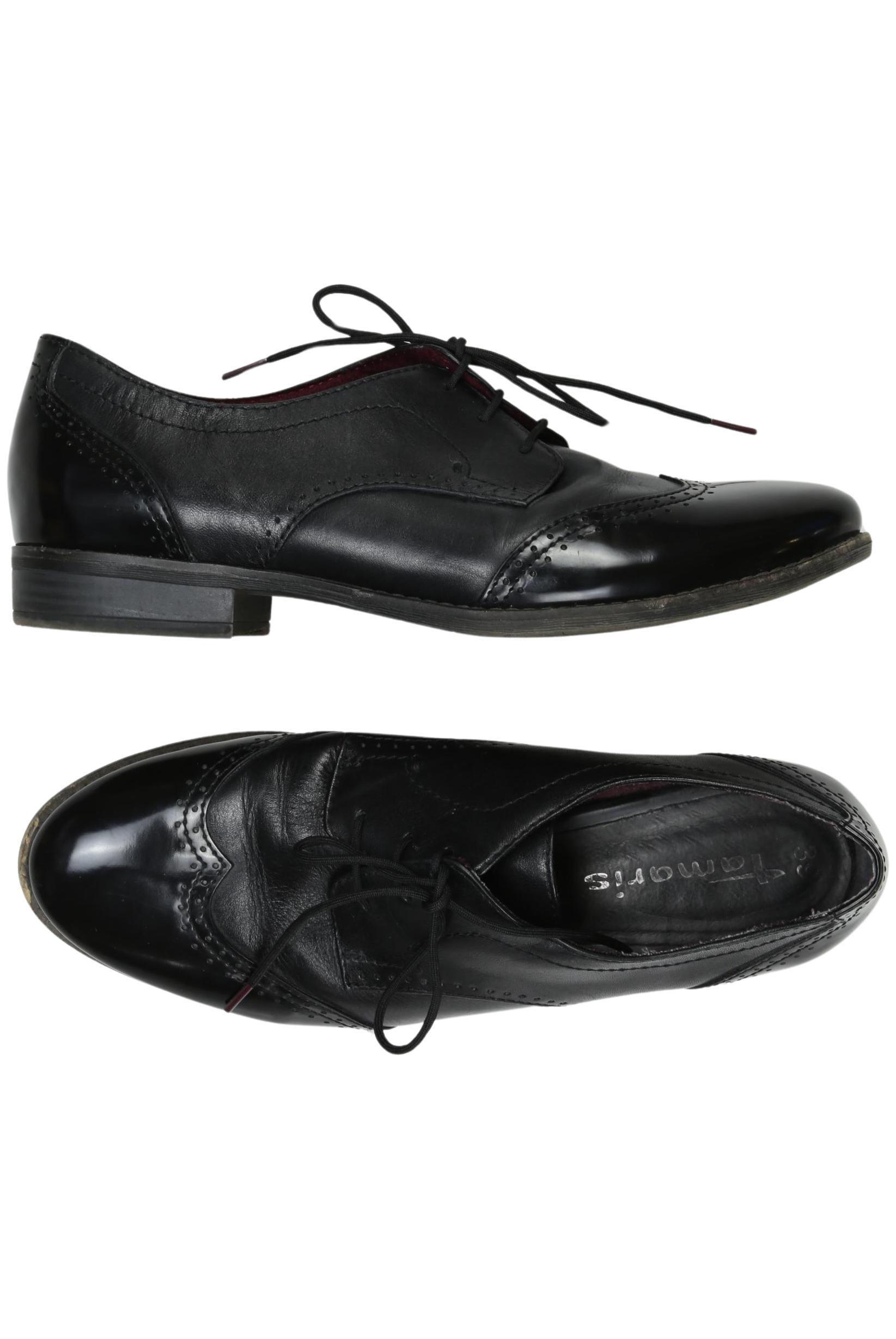 

Tamaris Damen Halbschuh, schwarz, Gr. 39