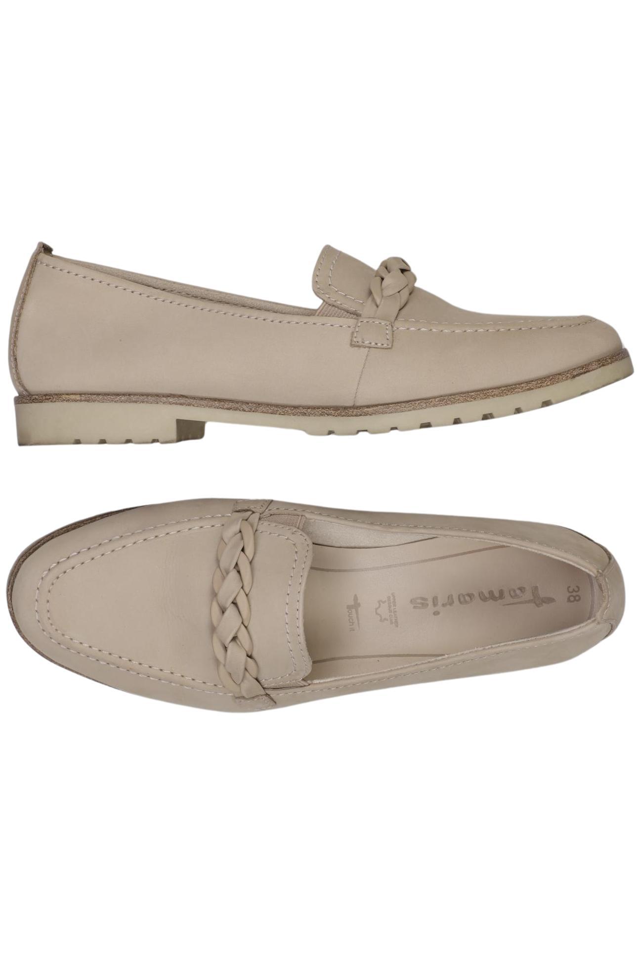 

Tamaris Damen Halbschuh, beige, Gr. 38