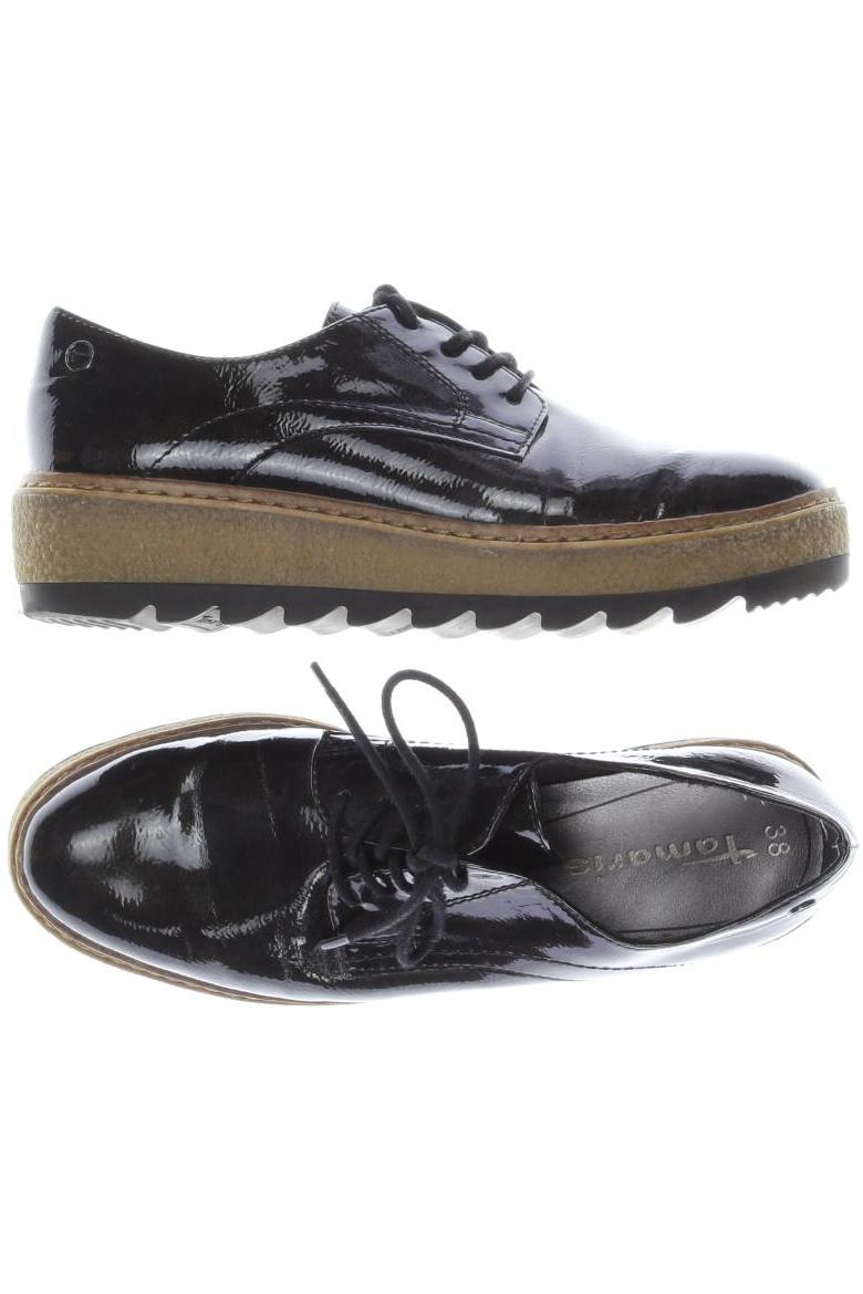 

Tamaris Damen Halbschuh, schwarz, Gr. 38