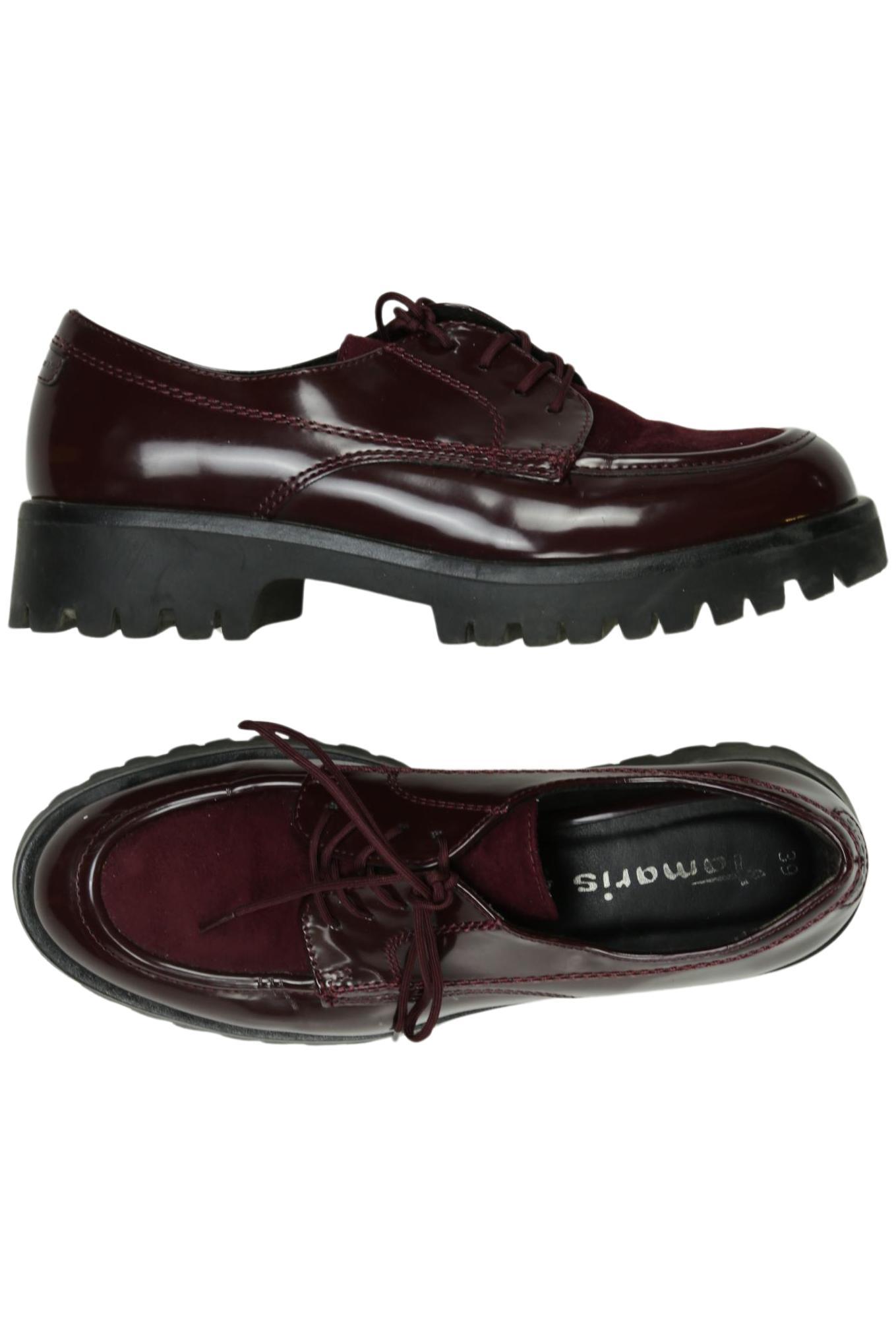 

Tamaris Damen Halbschuh, bordeaux, Gr. 39