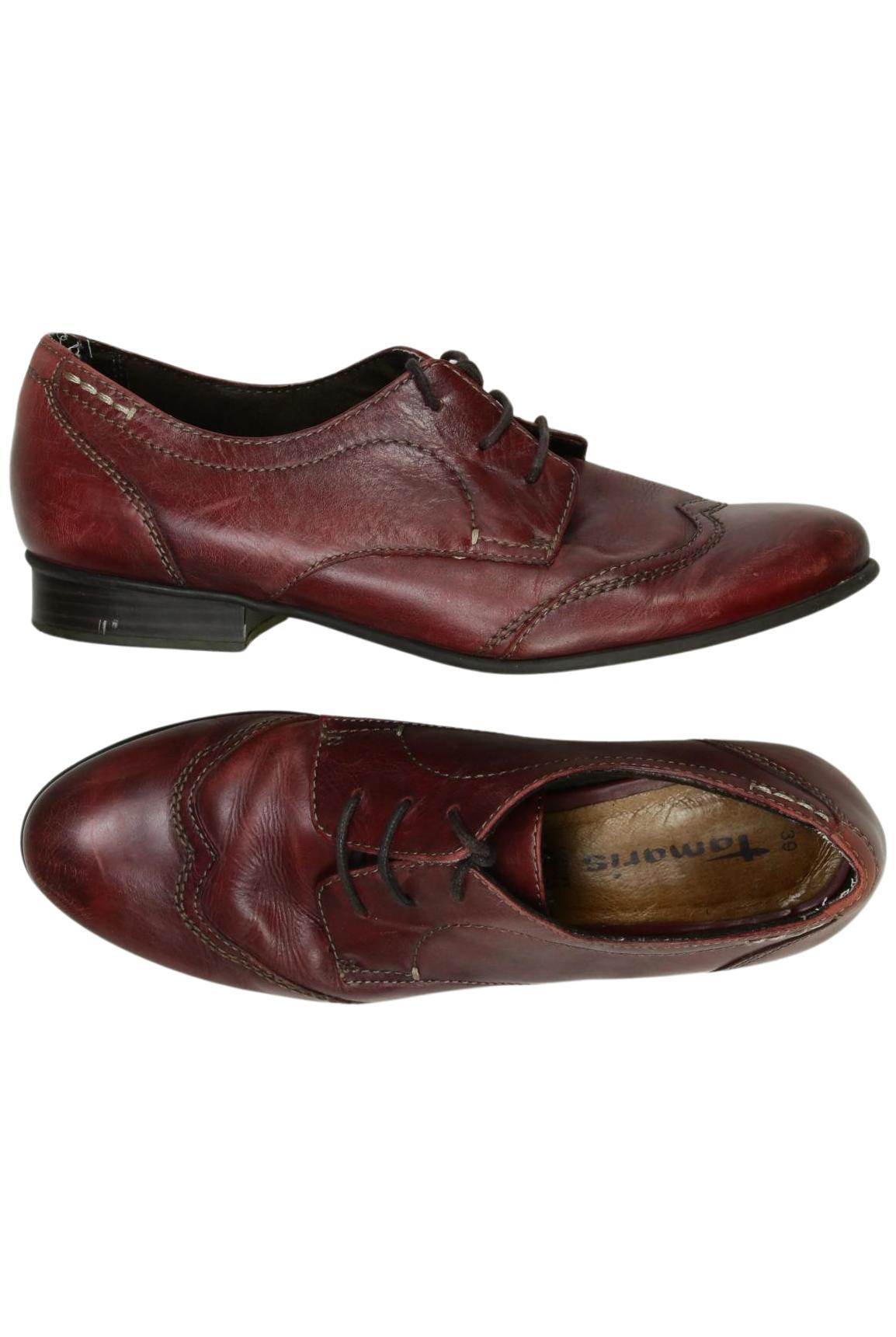 

Tamaris Damen Halbschuh, bordeaux, Gr. 39