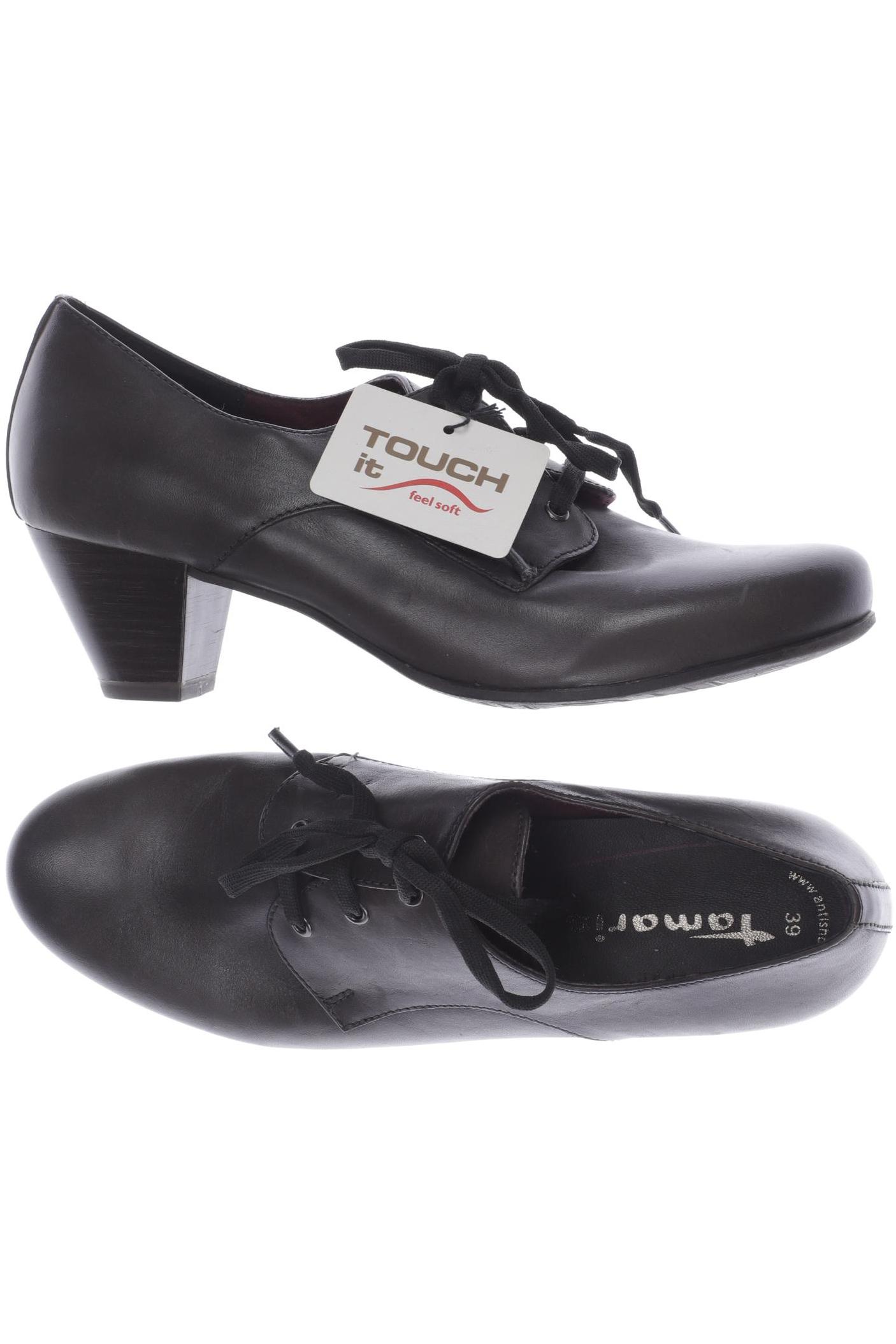 

Tamaris Damen Halbschuh, schwarz, Gr. 39