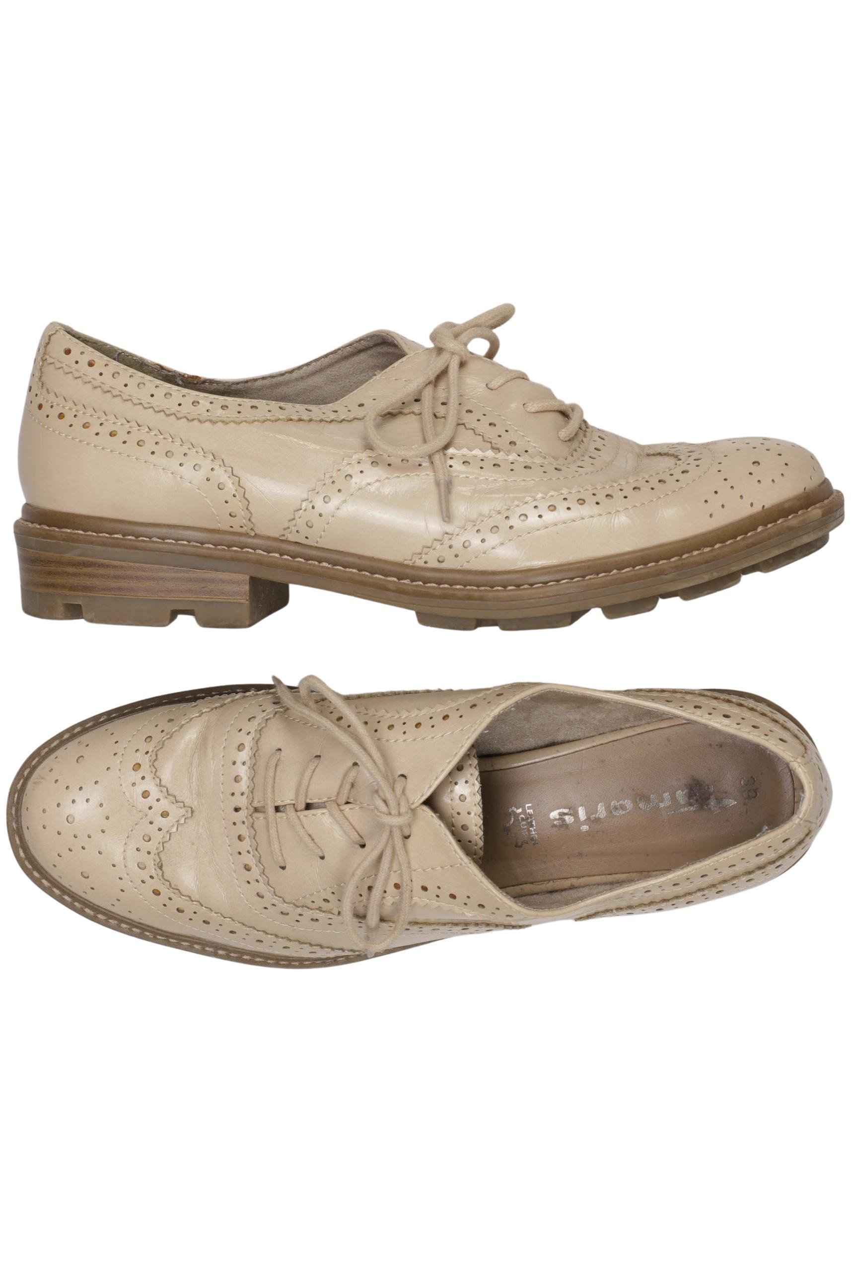 

Tamaris Damen Halbschuh, beige, Gr. 39