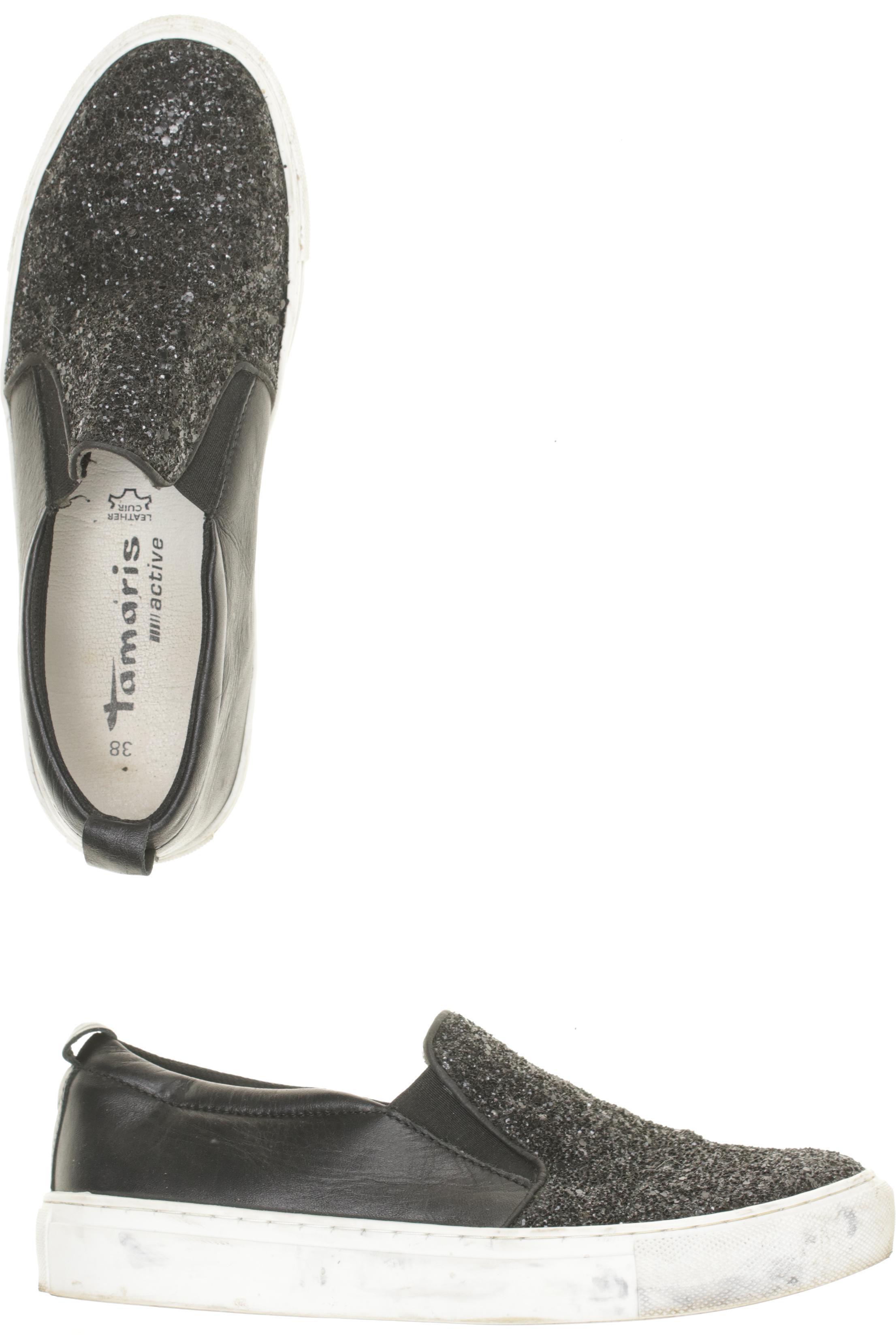 

Tamaris Damen Halbschuh, schwarz, Gr. 38