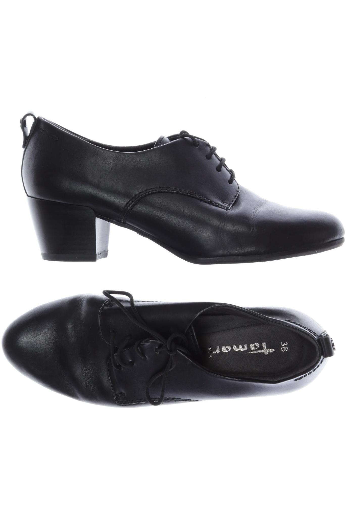 

Tamaris Damen Halbschuh, schwarz, Gr. 38