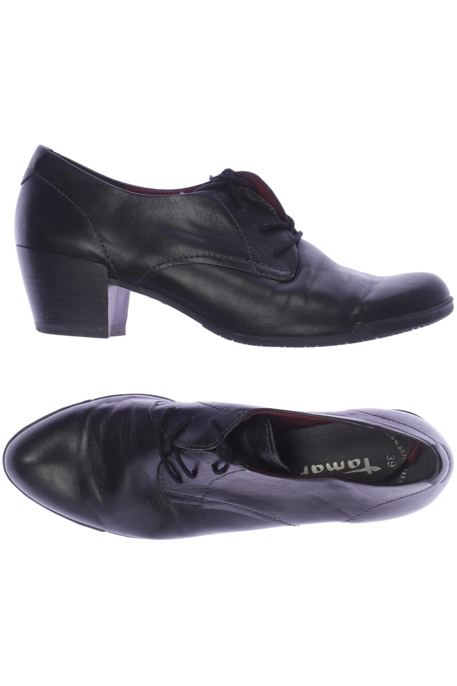 

Tamaris Damen Halbschuh, schwarz, Gr. 39