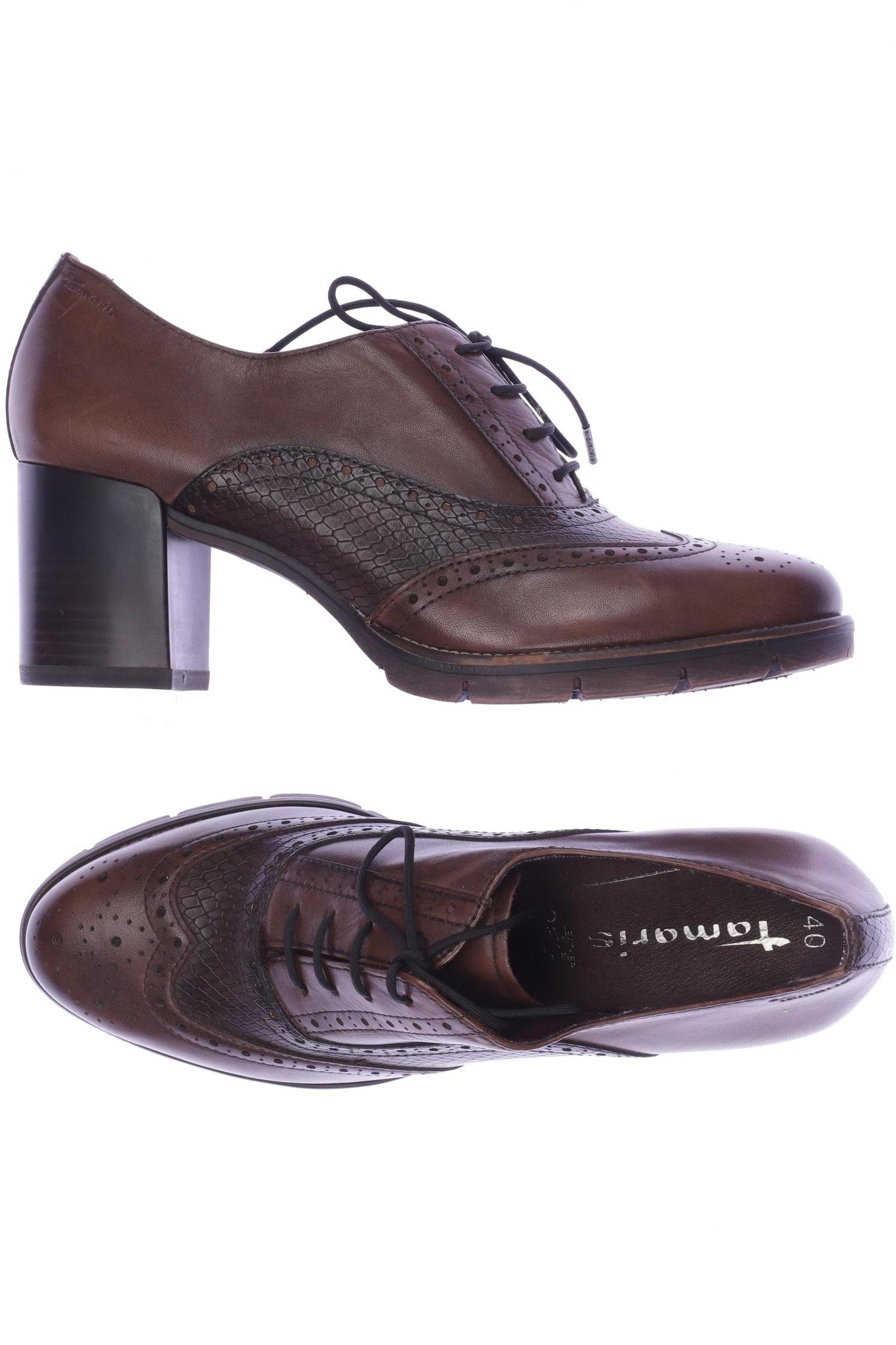 

Tamaris Damen Halbschuh, braun, Gr. 40