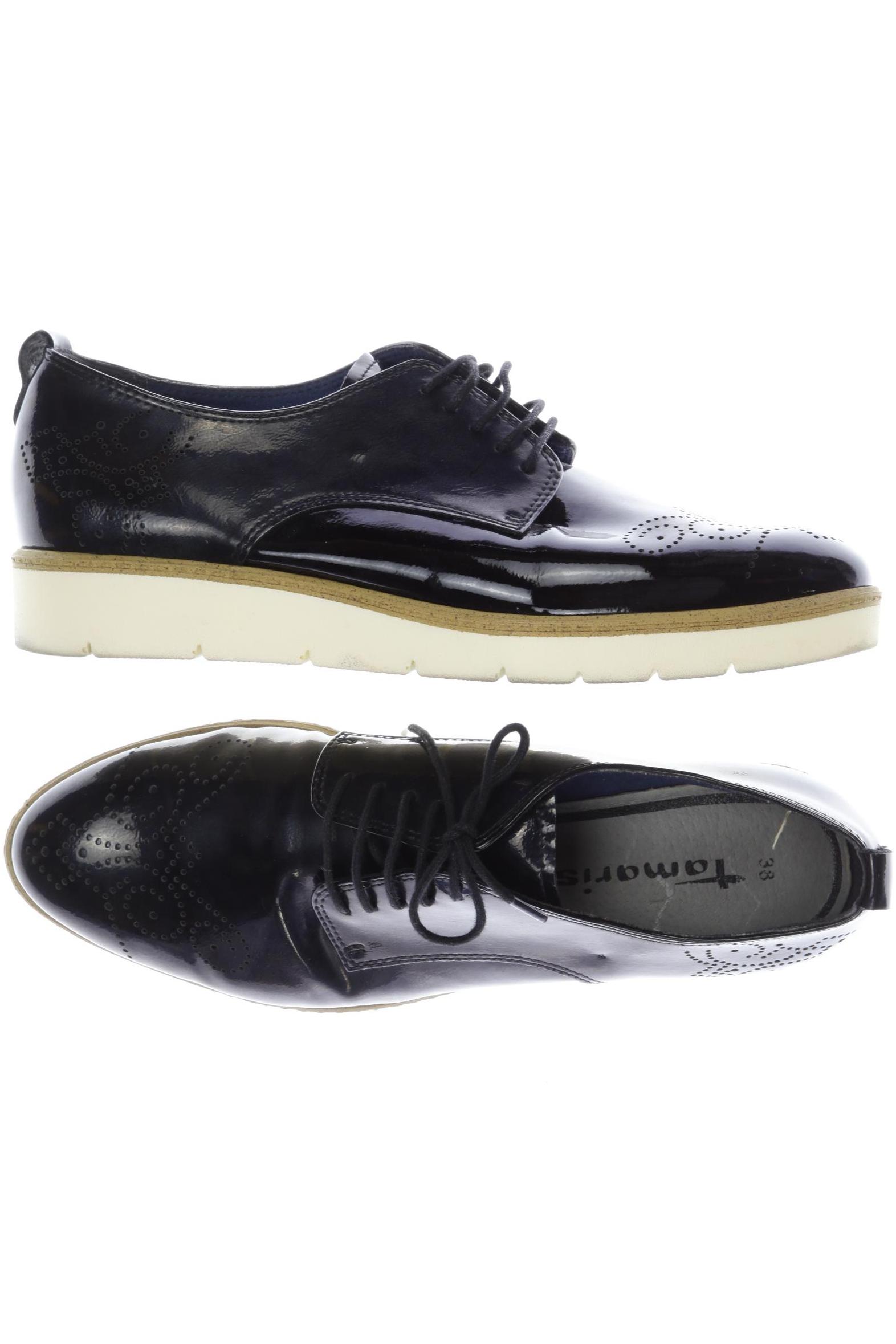 

Tamaris Damen Halbschuh, schwarz, Gr. 38