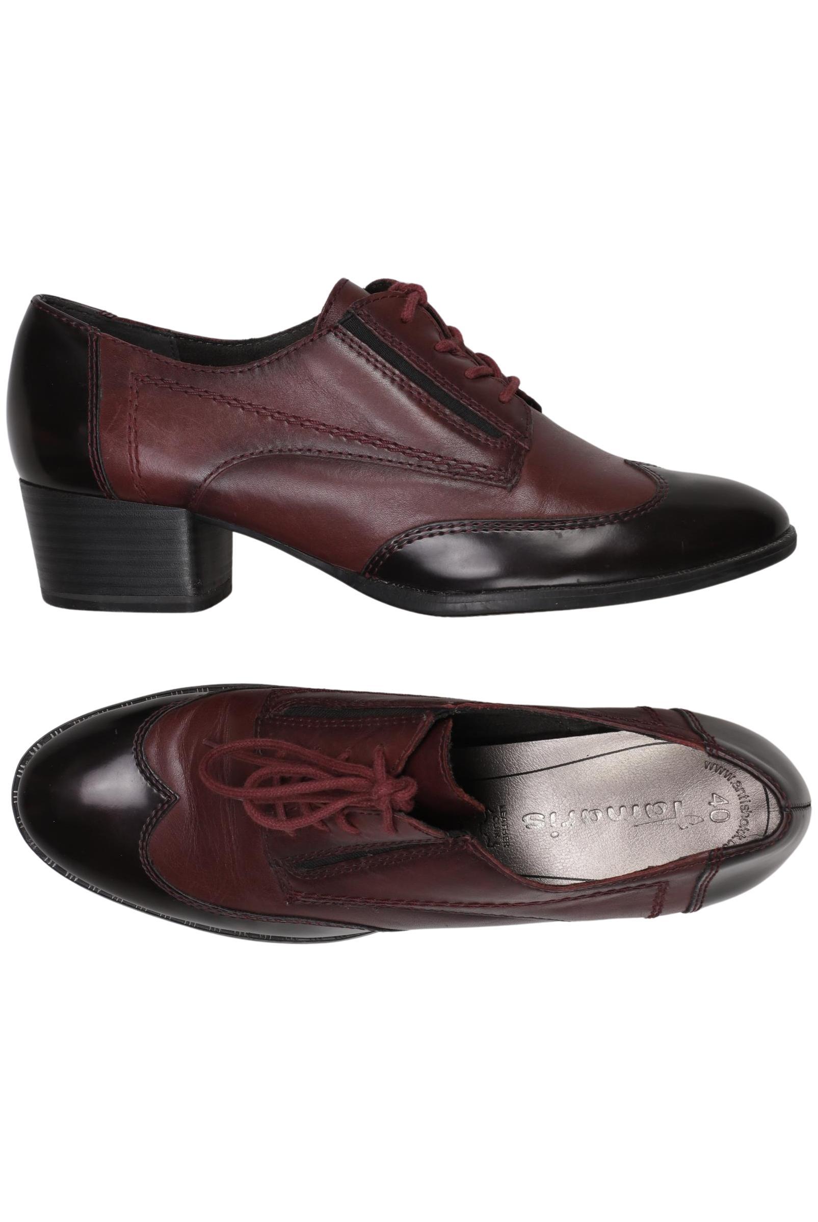 

Tamaris Damen Halbschuh, bordeaux, Gr. 40