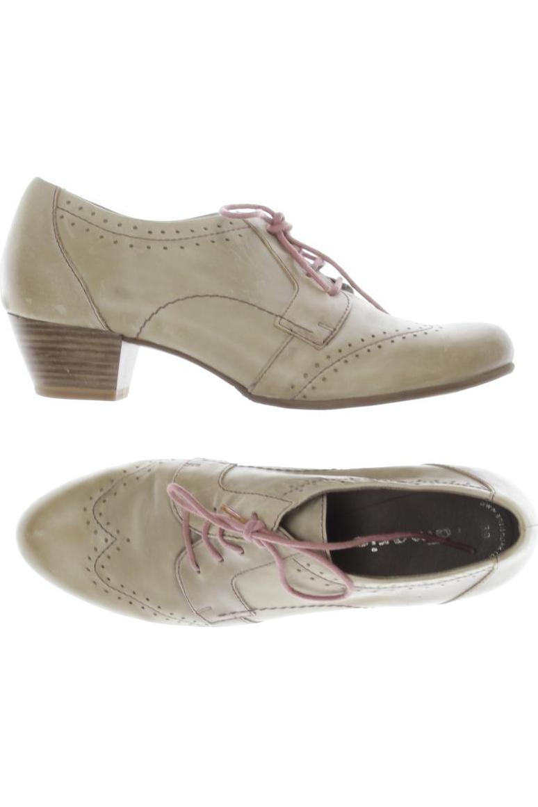 

Tamaris Damen Halbschuh, beige, Gr. 39