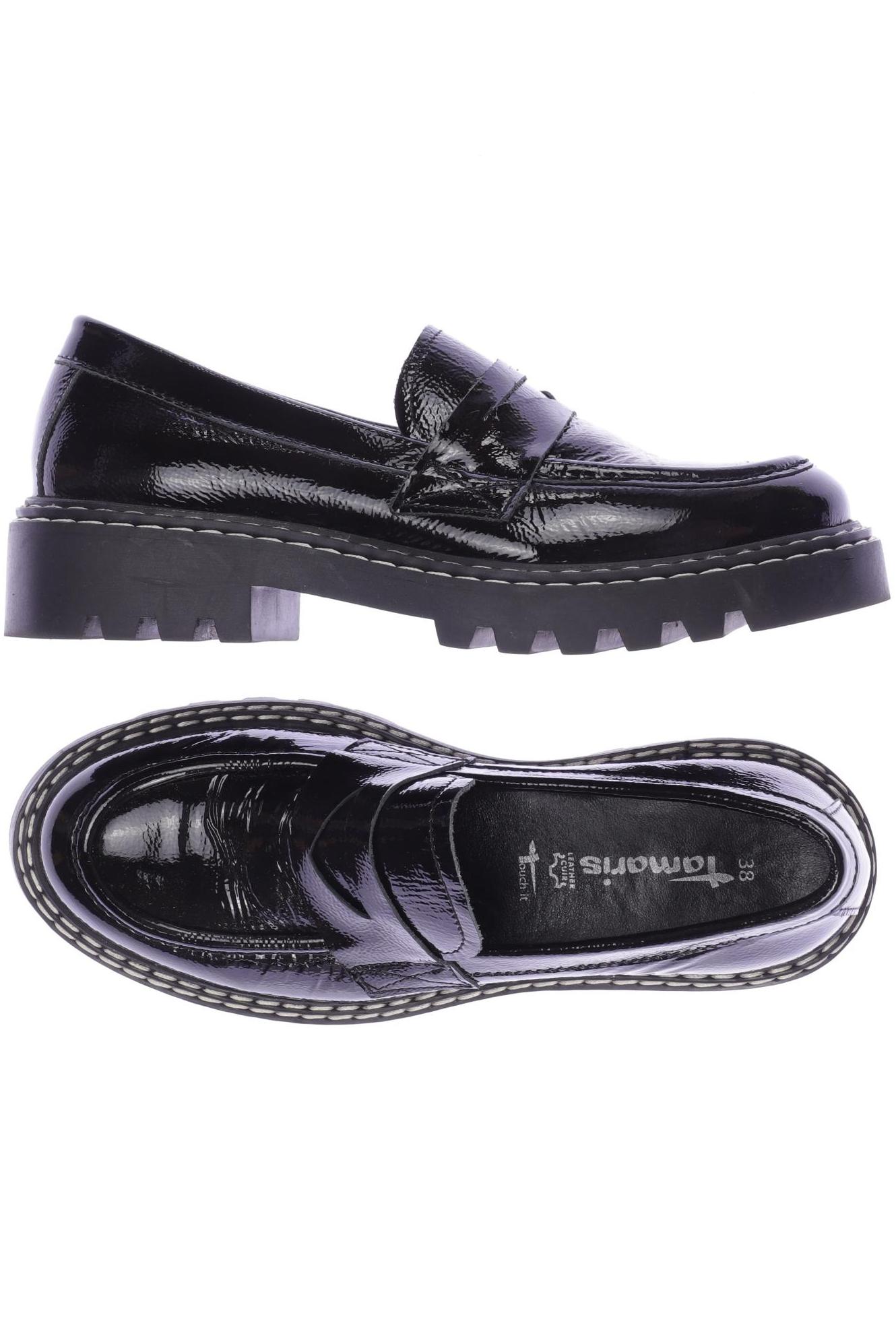 

Tamaris Damen Halbschuh, schwarz, Gr. 38