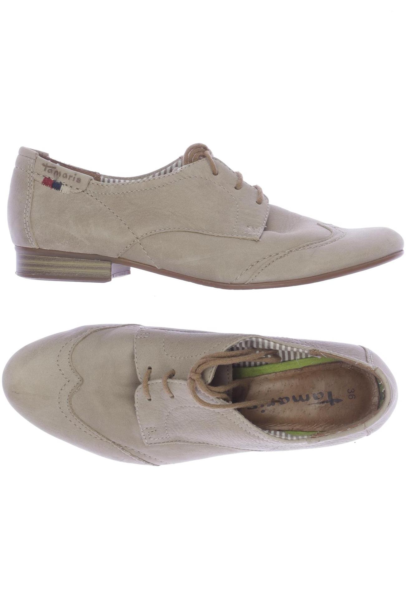 

Tamaris Damen Halbschuh, beige, Gr. 36
