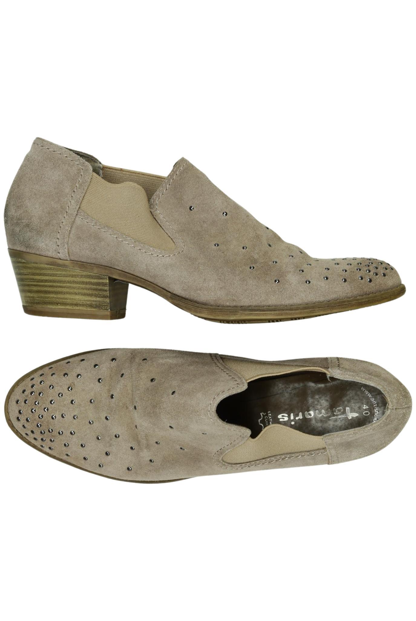 

Tamaris Damen Halbschuh, beige, Gr. 40