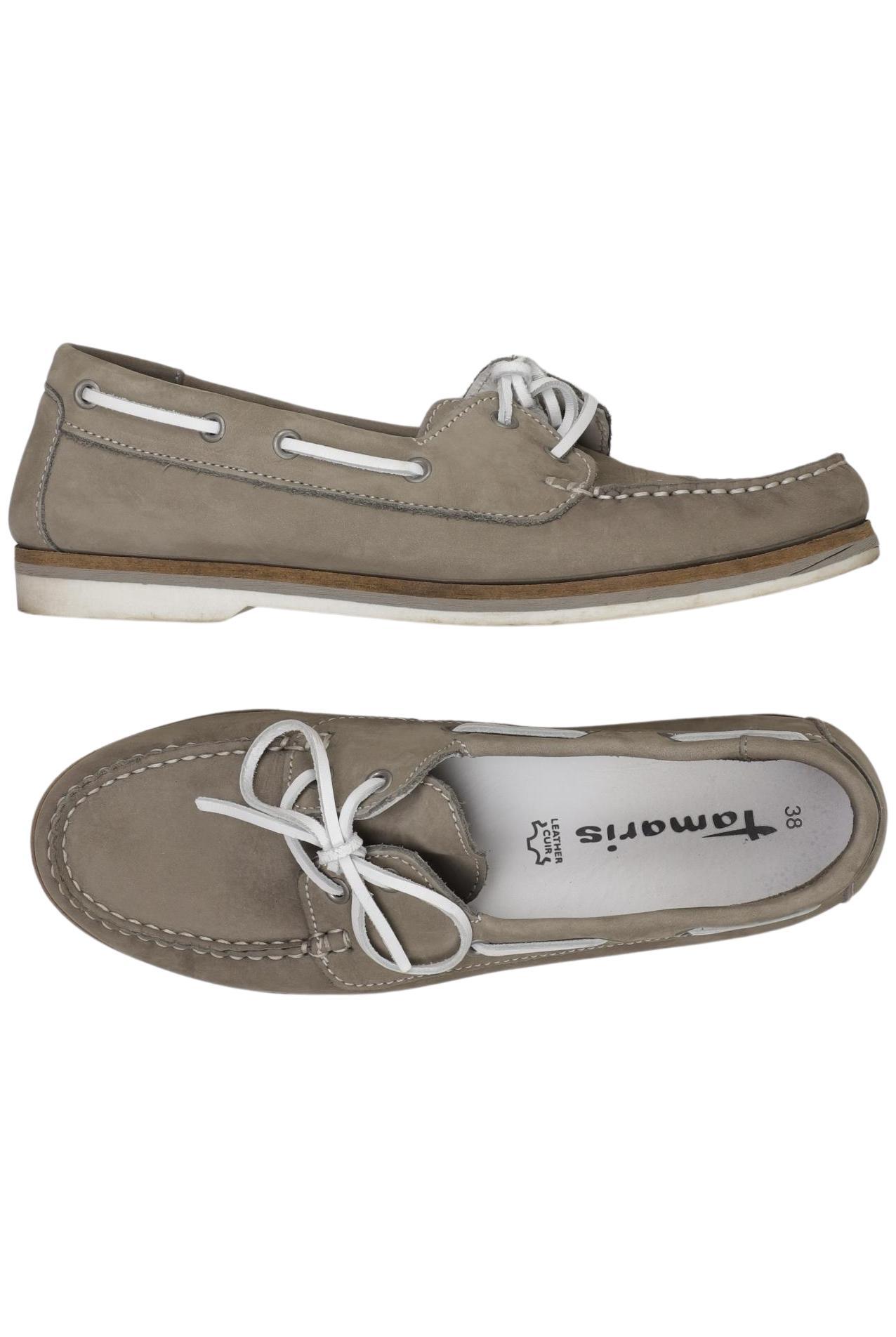 

Tamaris Damen Halbschuh, beige, Gr. 38