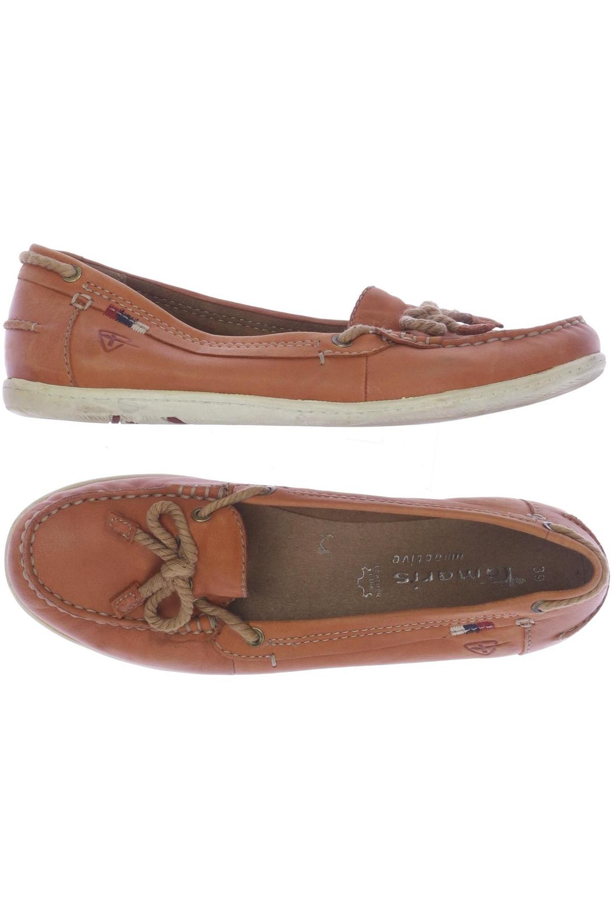 

Tamaris Damen Halbschuh, orange, Gr. 39