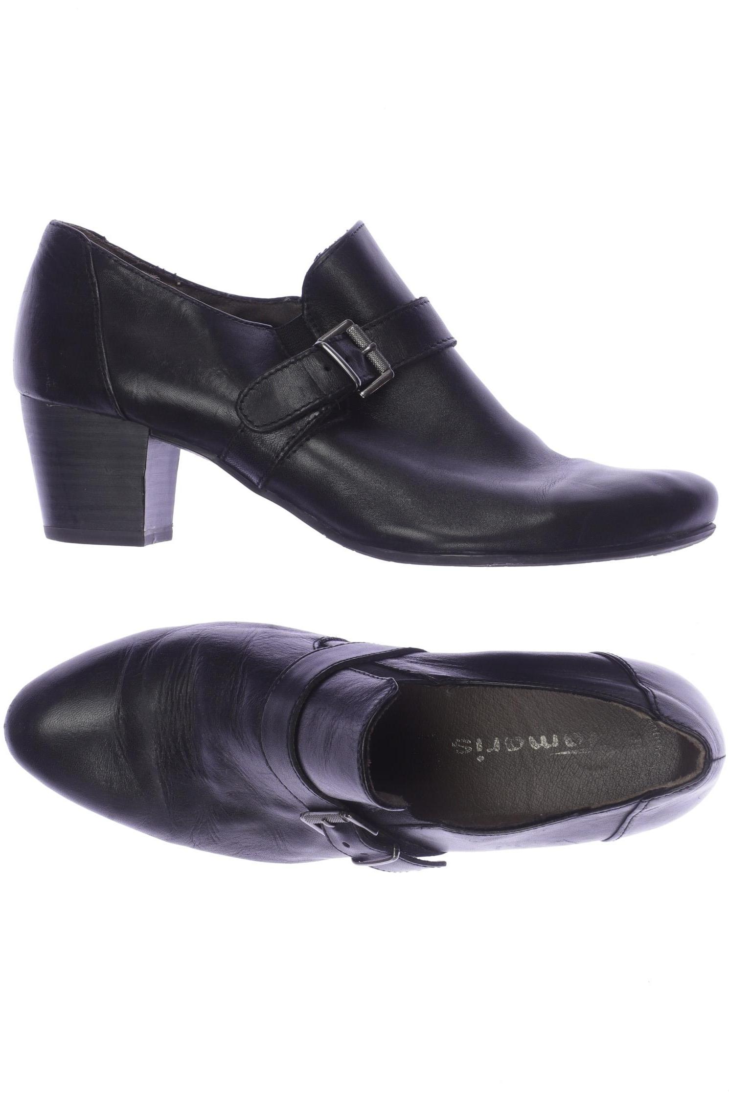 

Tamaris Damen Halbschuh, schwarz, Gr. 39