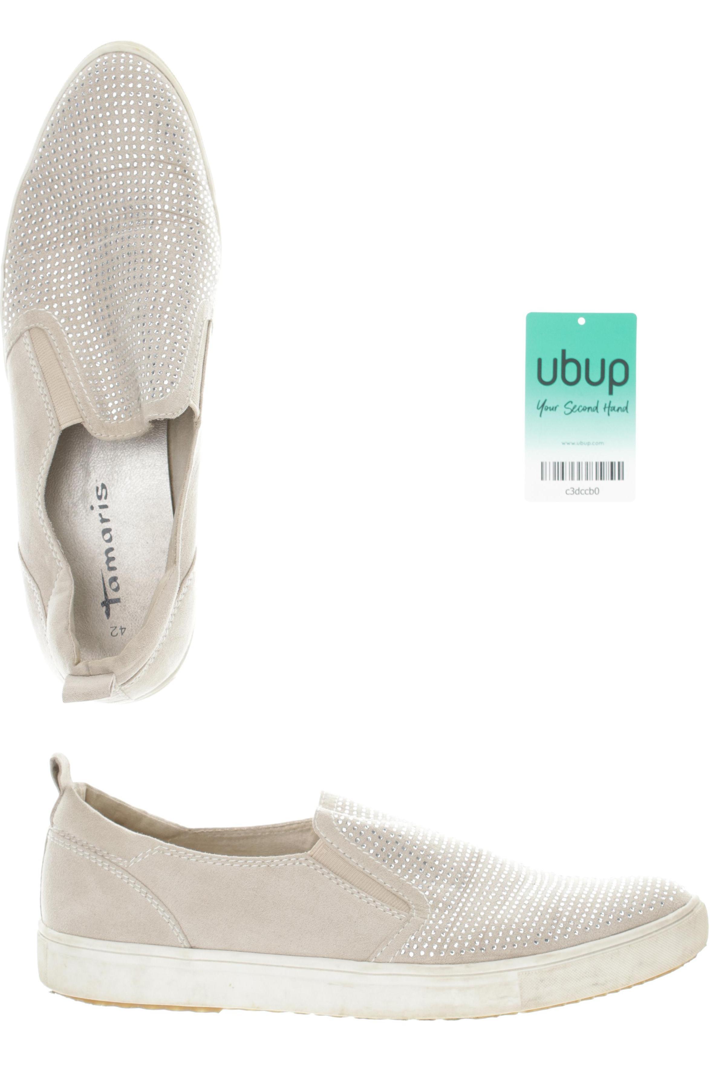 

Tamaris Damen Halbschuh, beige, Gr. 42