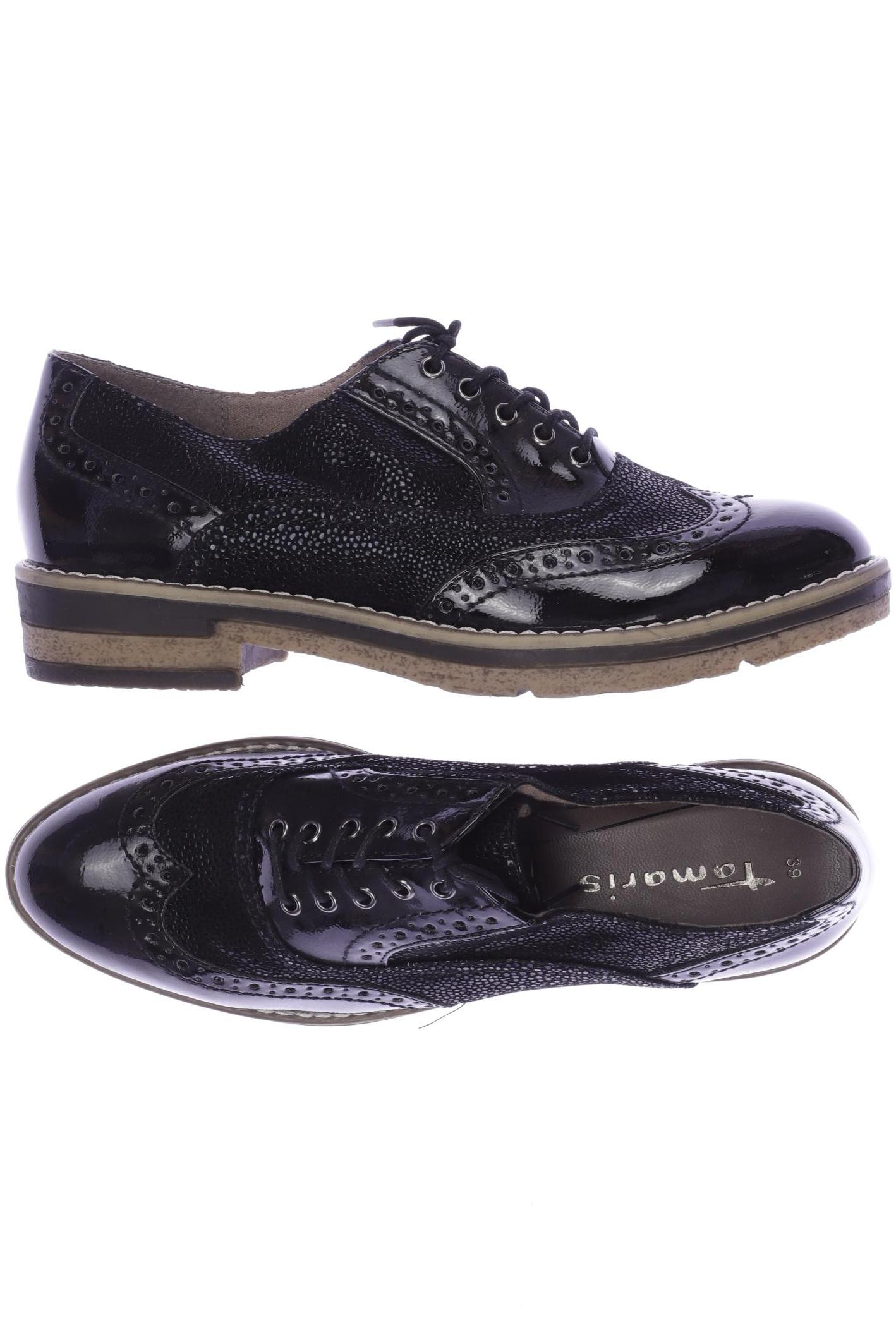 

Tamaris Damen Halbschuh, schwarz, Gr. 39