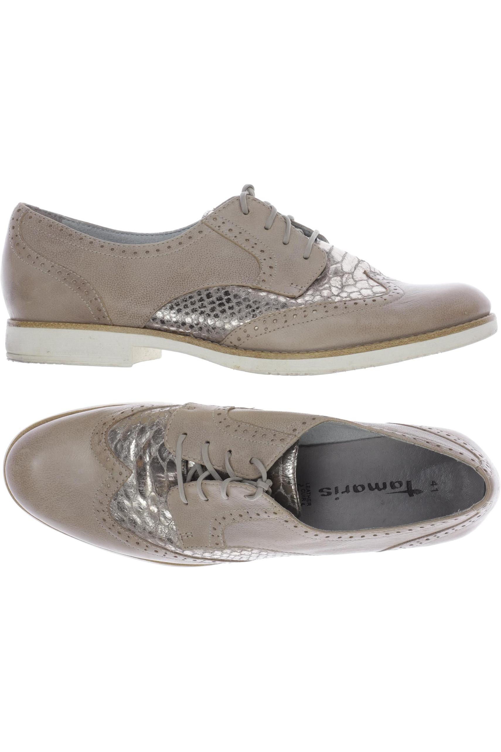

Tamaris Damen Halbschuh, beige, Gr. 41