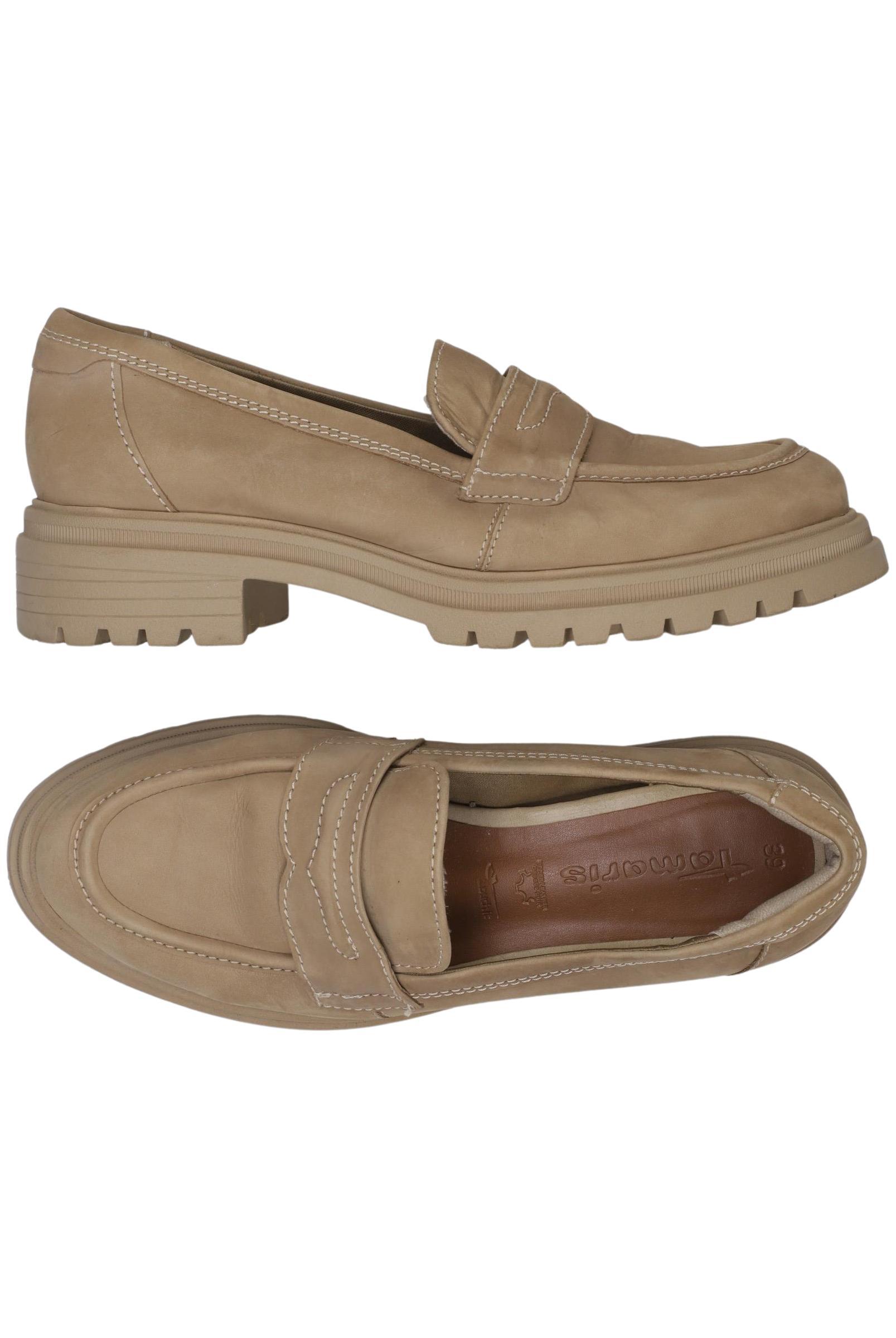 

Tamaris Damen Halbschuh, beige, Gr. 39