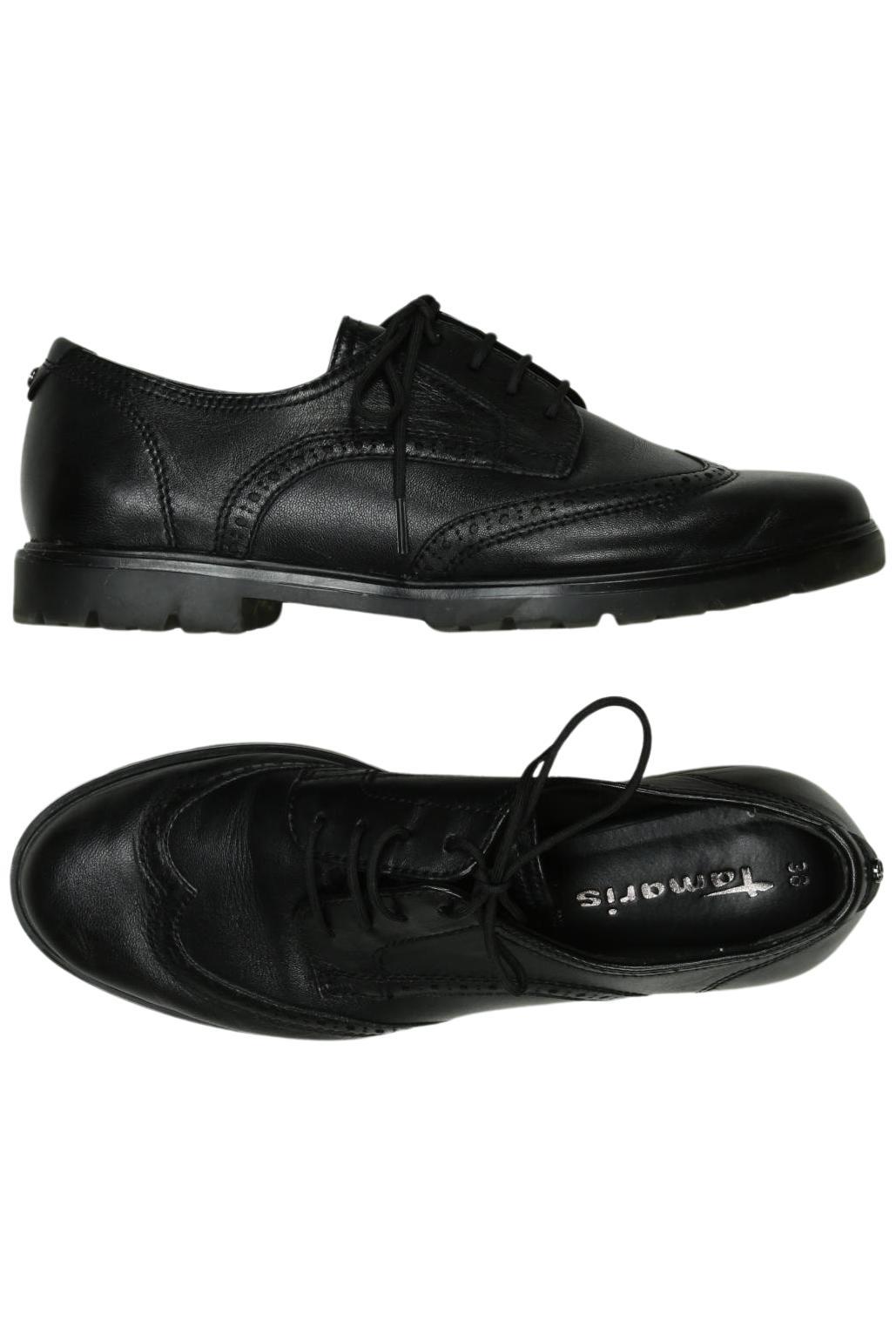 

Tamaris Damen Halbschuh, schwarz, Gr. 38