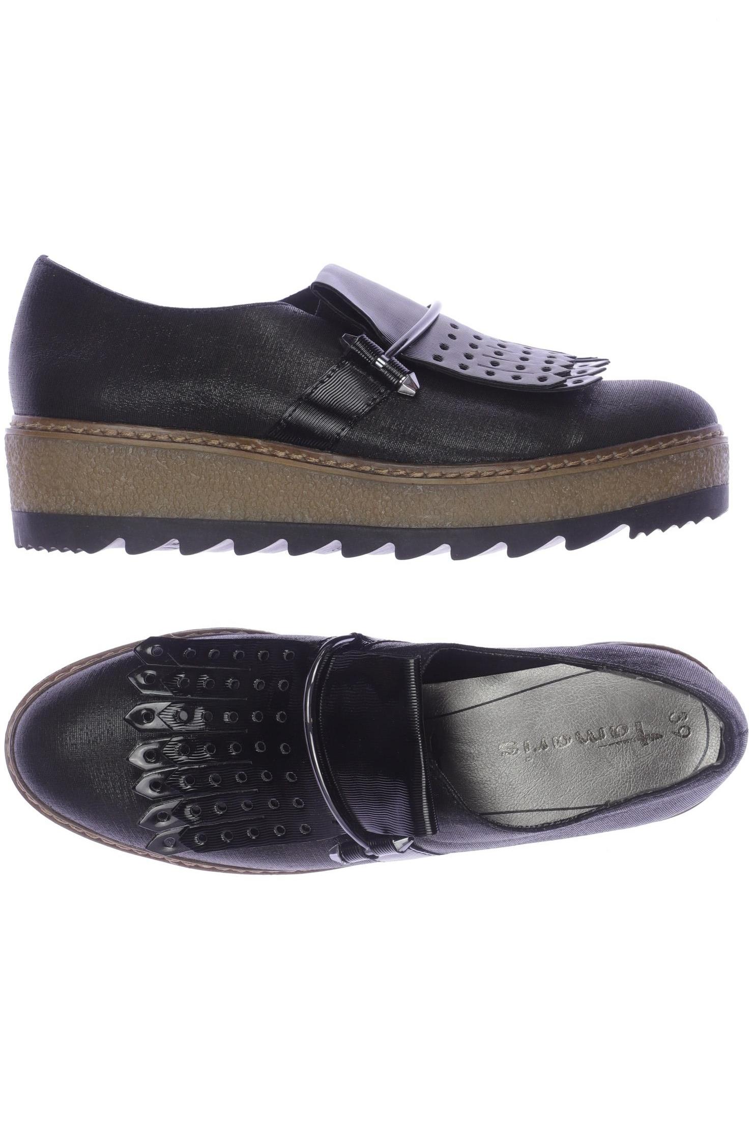 

Tamaris Damen Halbschuh, schwarz, Gr. 39