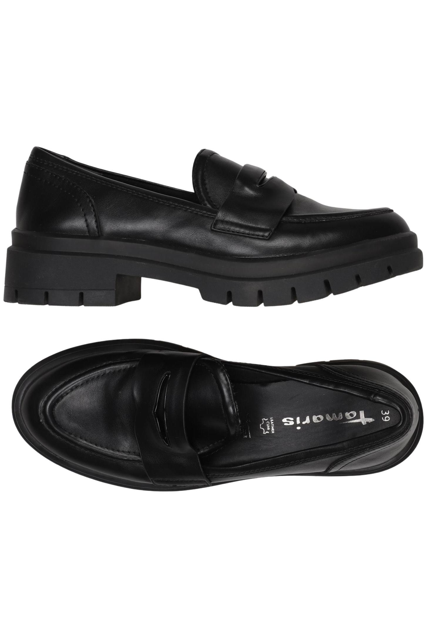 

Tamaris Damen Halbschuh, schwarz, Gr. 39