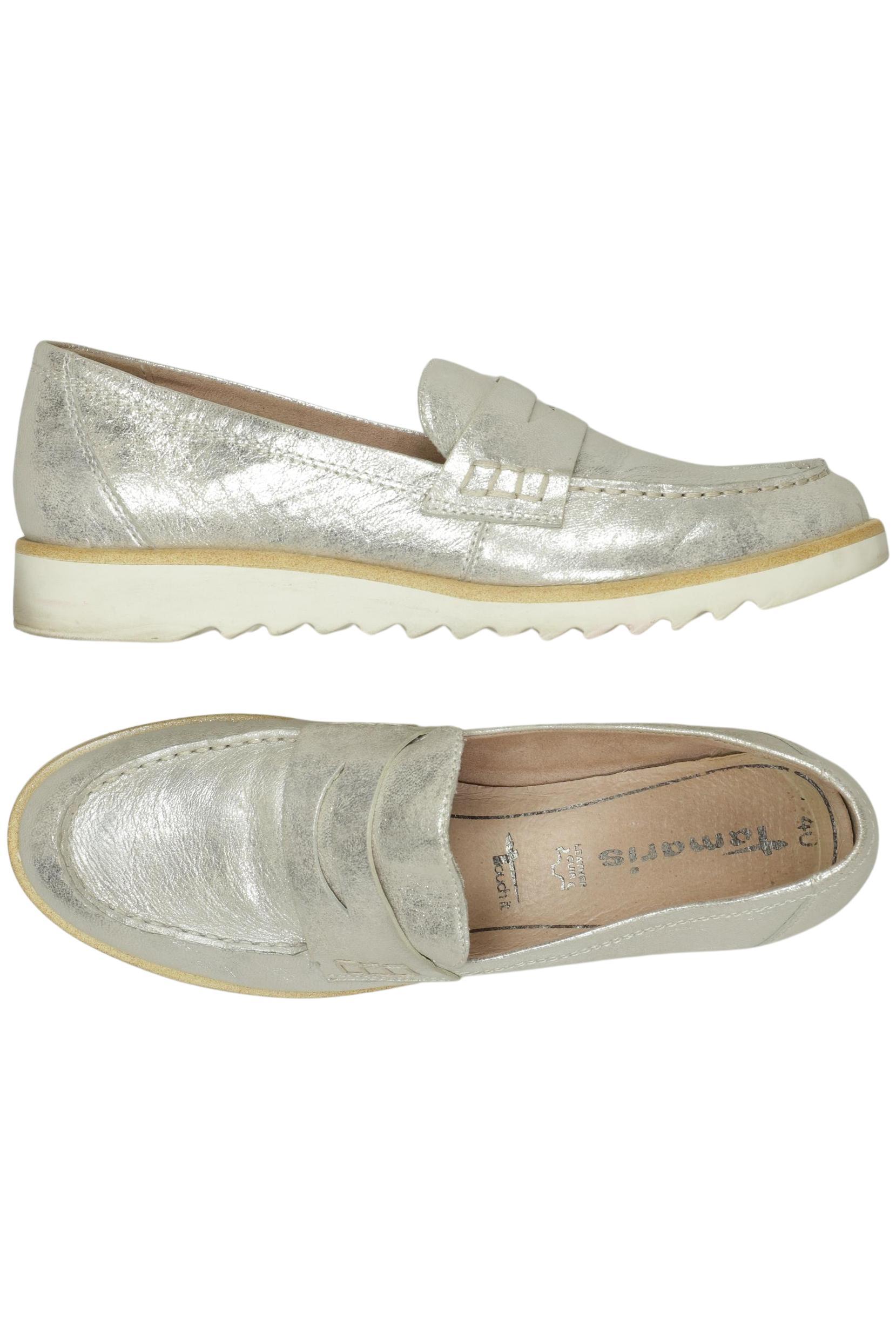 

Tamaris Damen Halbschuh, silber, Gr. 40