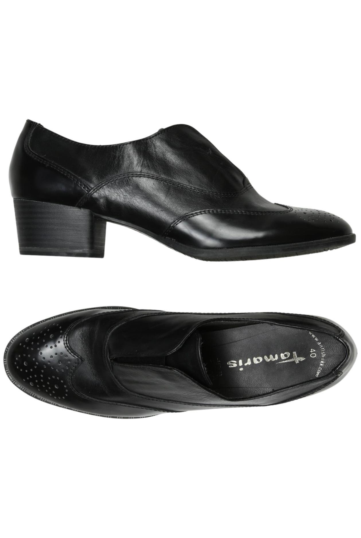 

Tamaris Damen Halbschuh, schwarz, Gr. 40