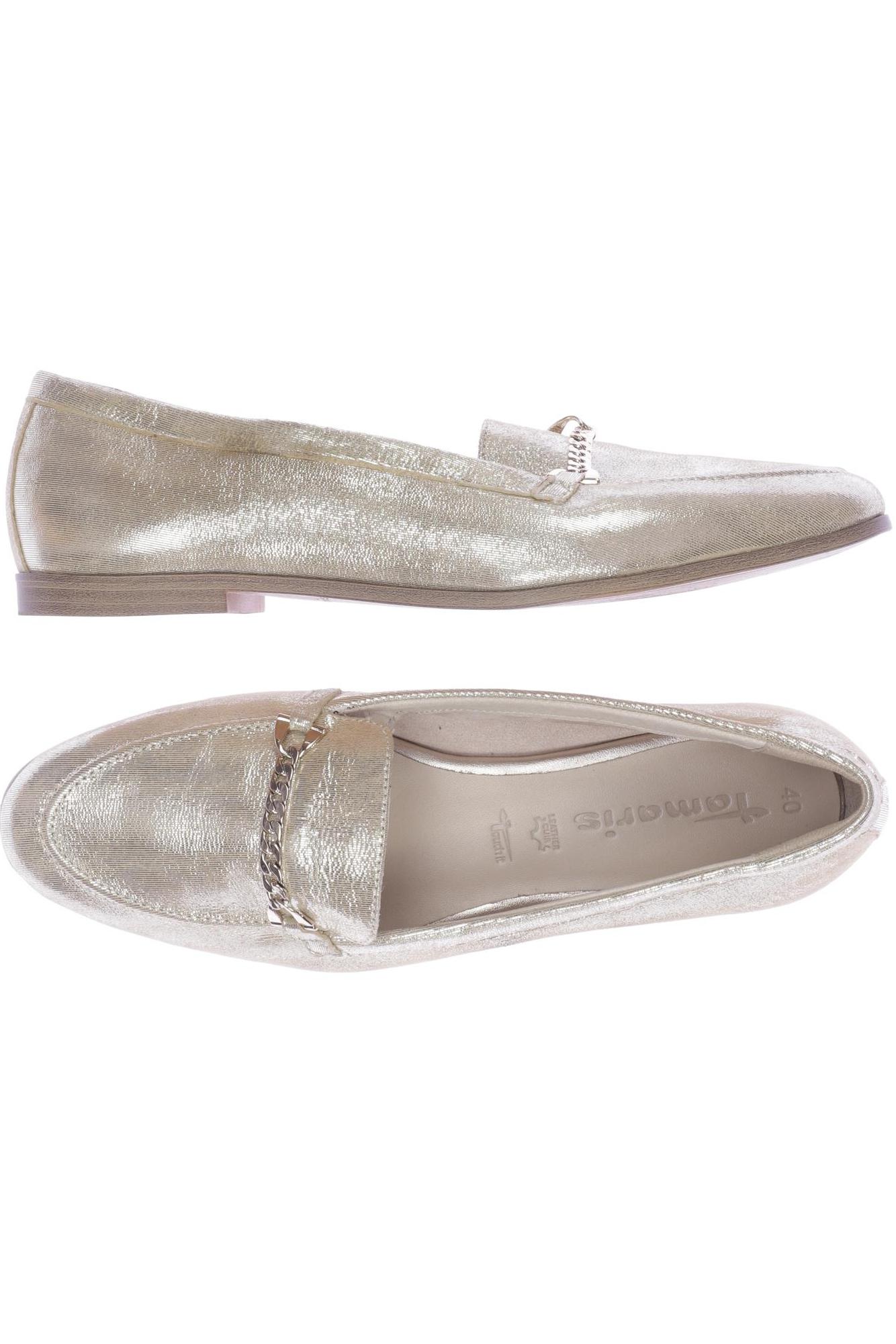 

Tamaris Damen Halbschuh, gold, Gr. 40