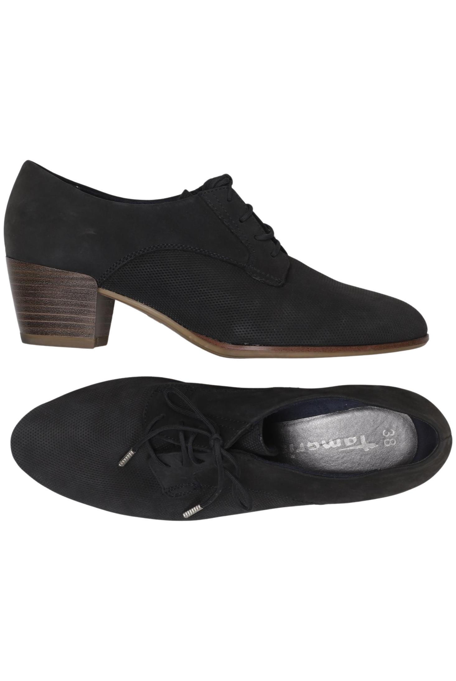 

Tamaris Damen Halbschuh, schwarz, Gr. 38