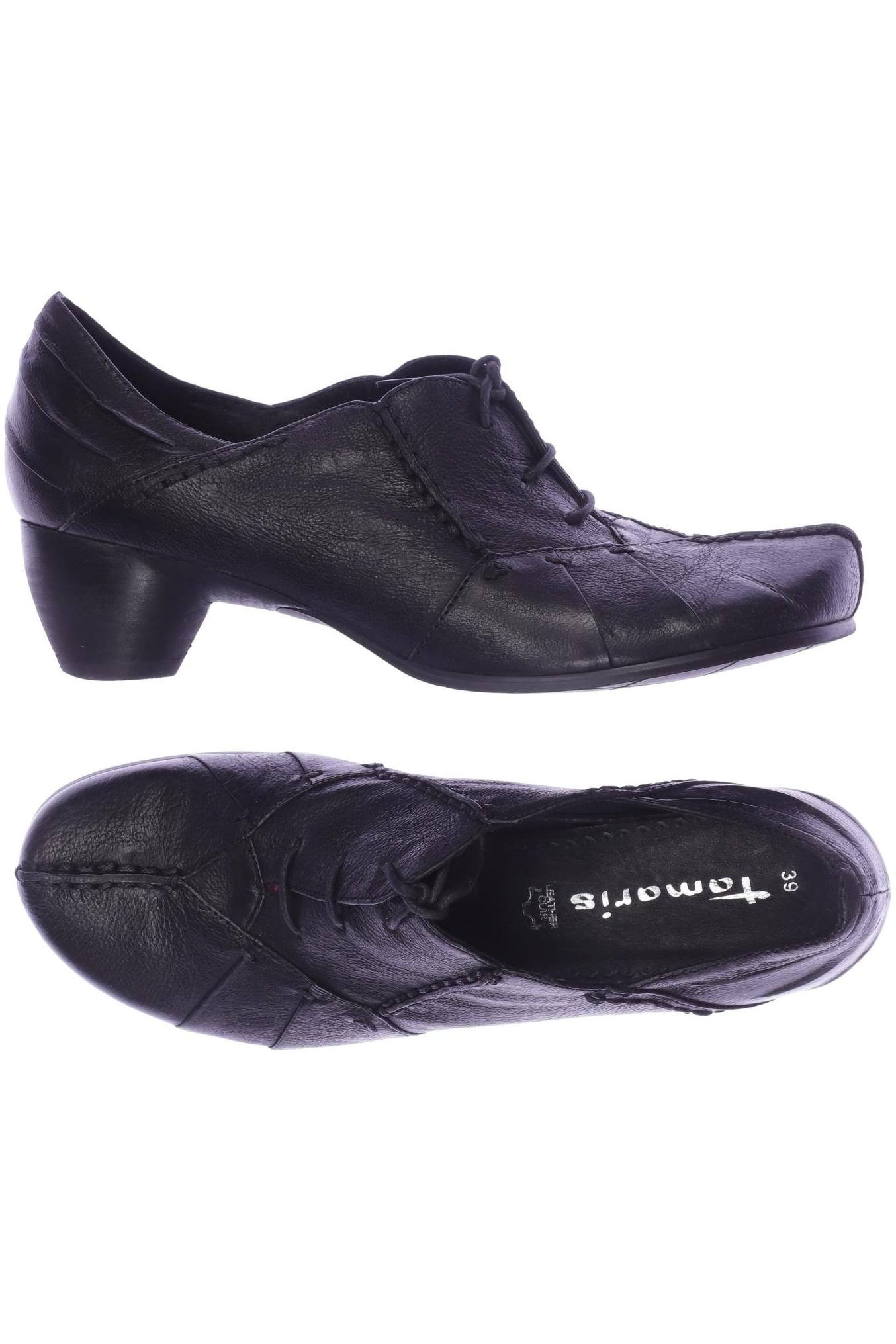 

Tamaris Damen Halbschuh, schwarz, Gr. 39