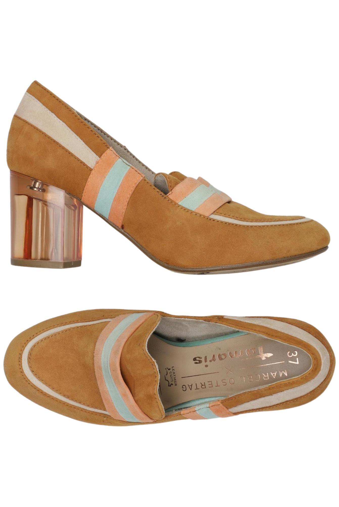 

Tamaris Damen Halbschuh, orange, Gr. 37