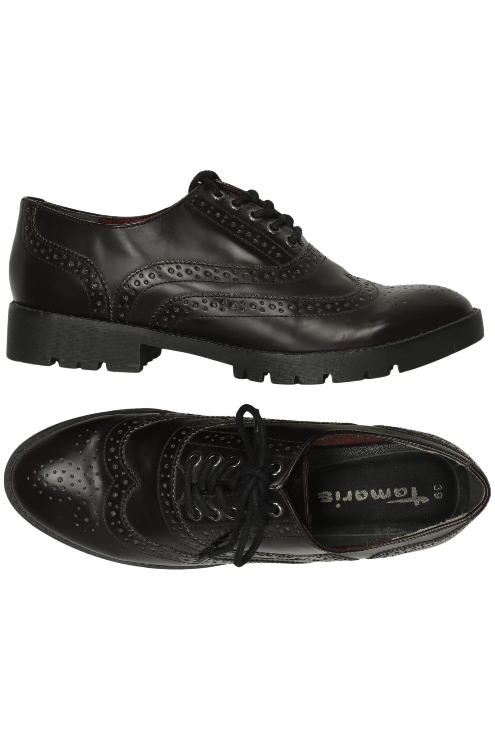 

Tamaris Damen Halbschuh, schwarz, Gr. 39