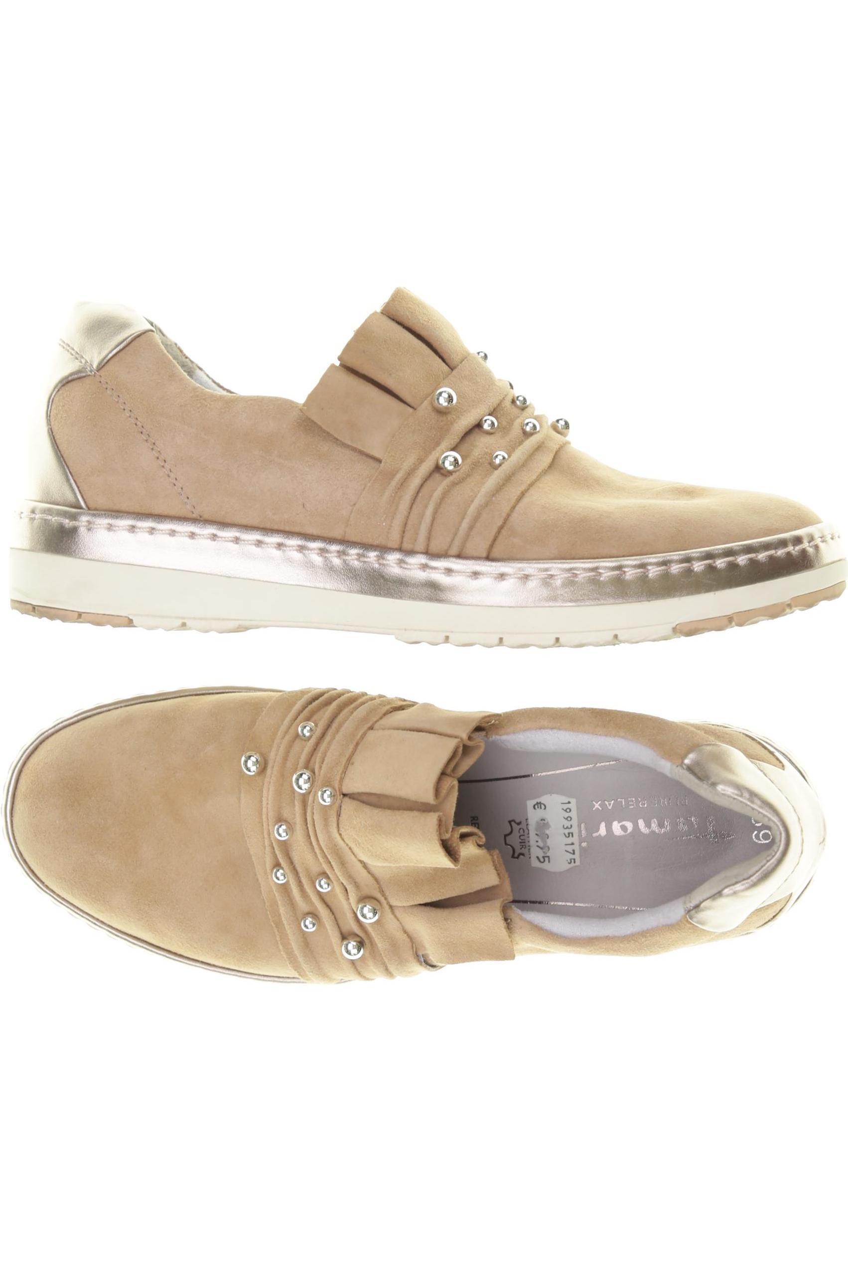 

Tamaris Damen Halbschuh, beige, Gr. 39