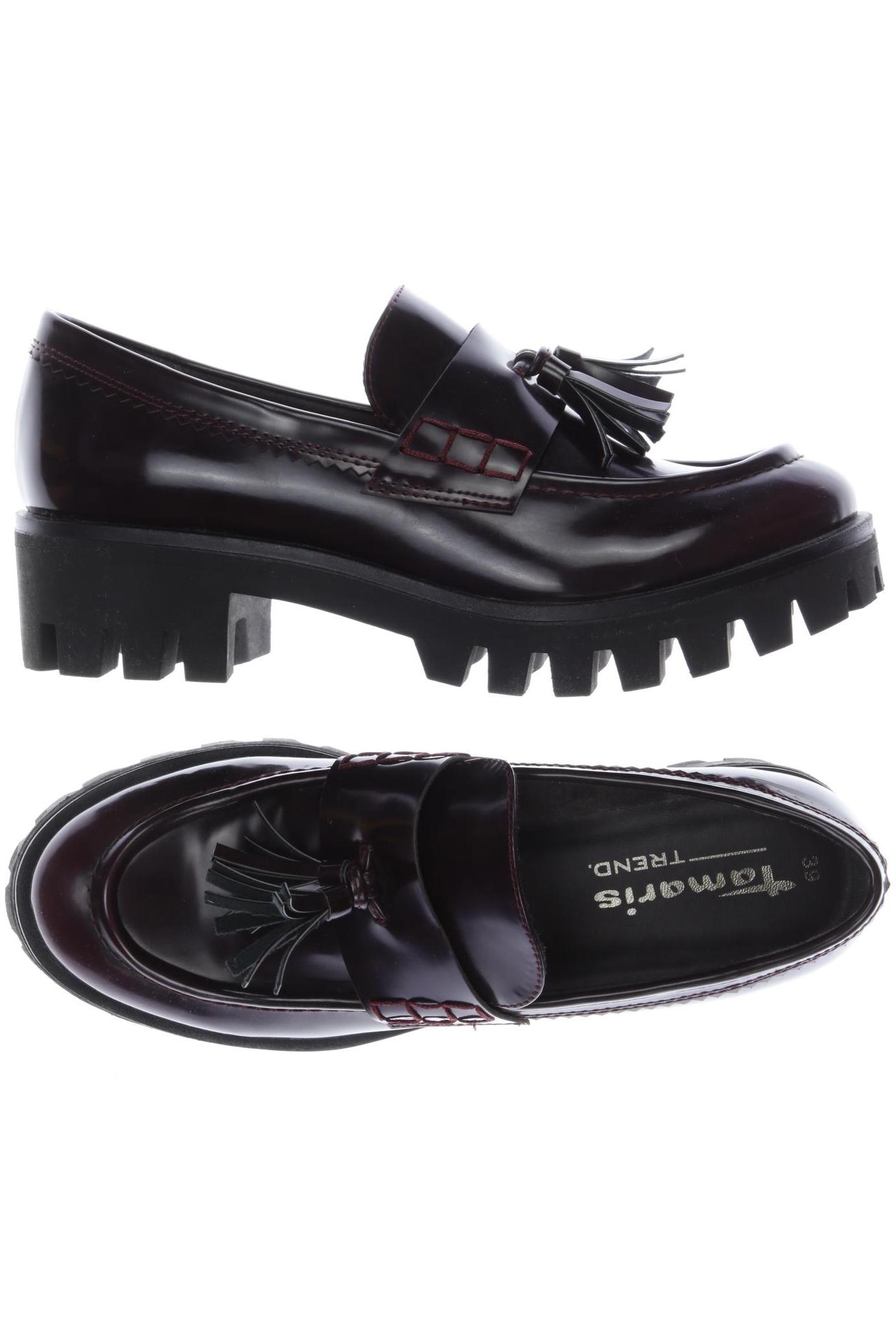 

Tamaris Damen Halbschuh, bordeaux, Gr. 39