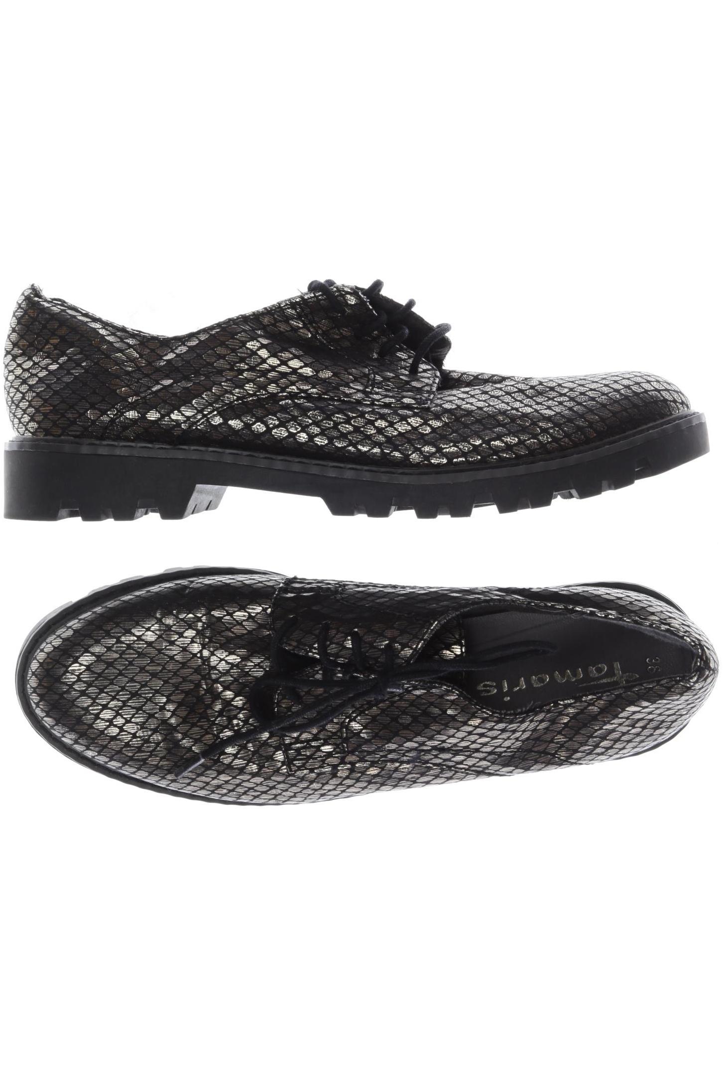 

Tamaris Damen Halbschuh, gold, Gr. 38