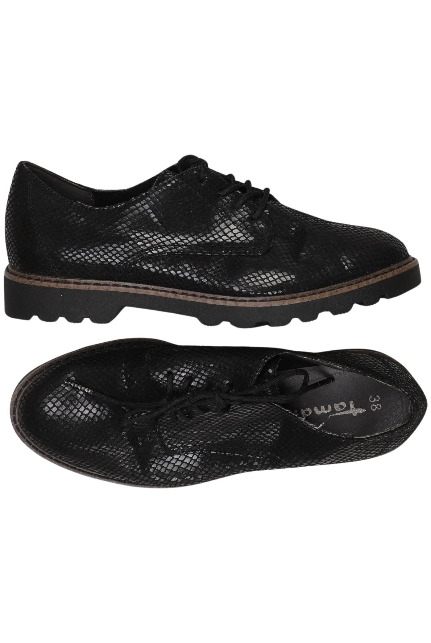 

Tamaris Damen Halbschuh, schwarz, Gr. 38