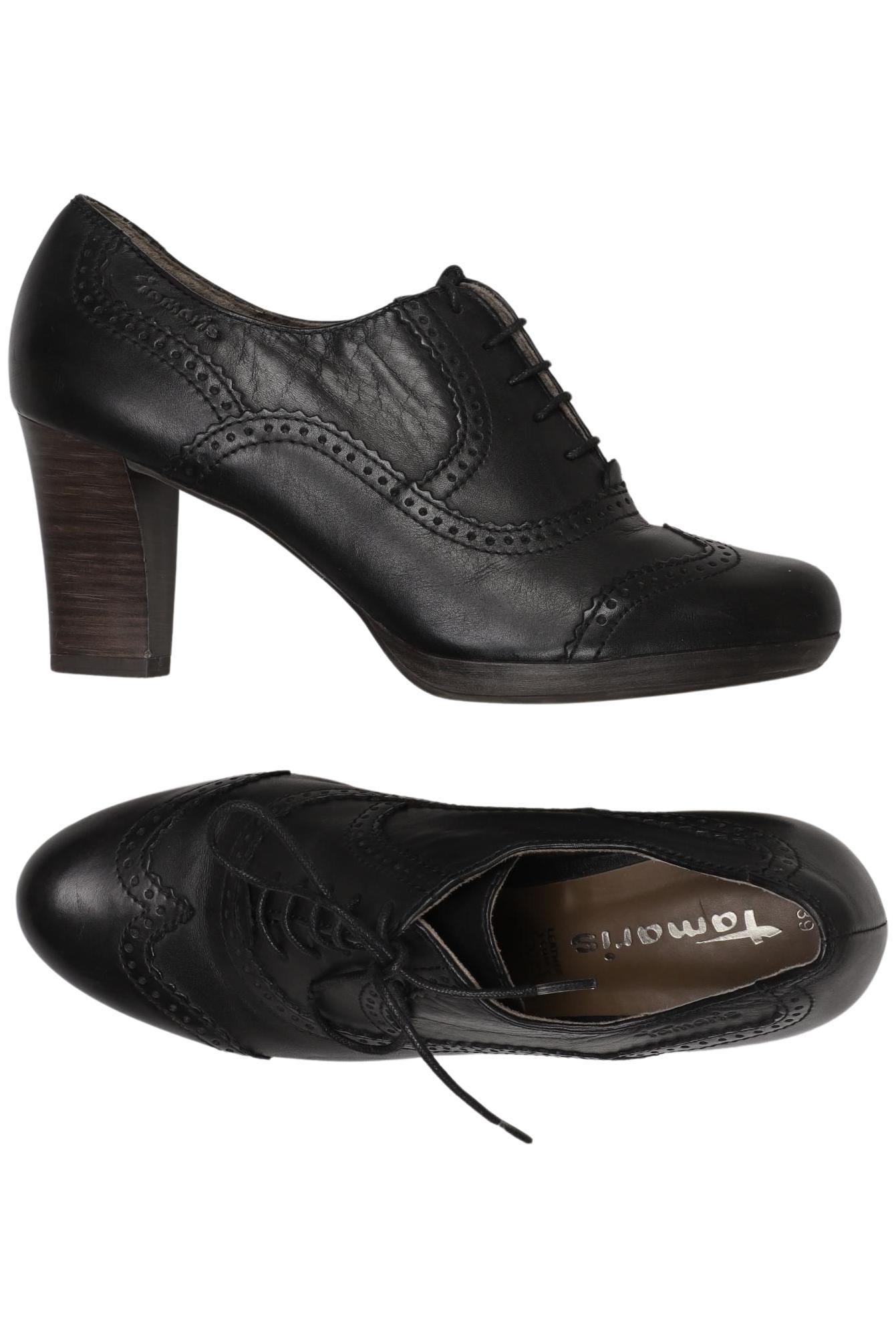 

Tamaris Damen Halbschuh, schwarz, Gr. 39