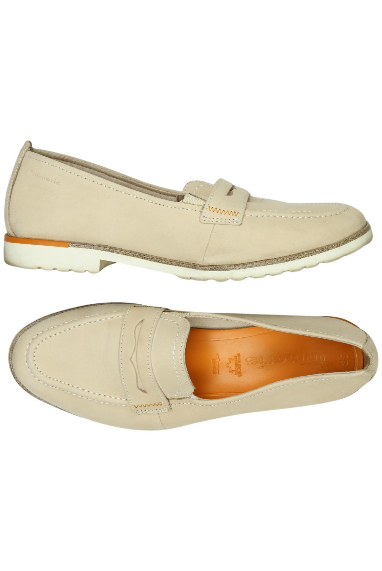 

Tamaris Damen Halbschuh, beige, Gr. 38