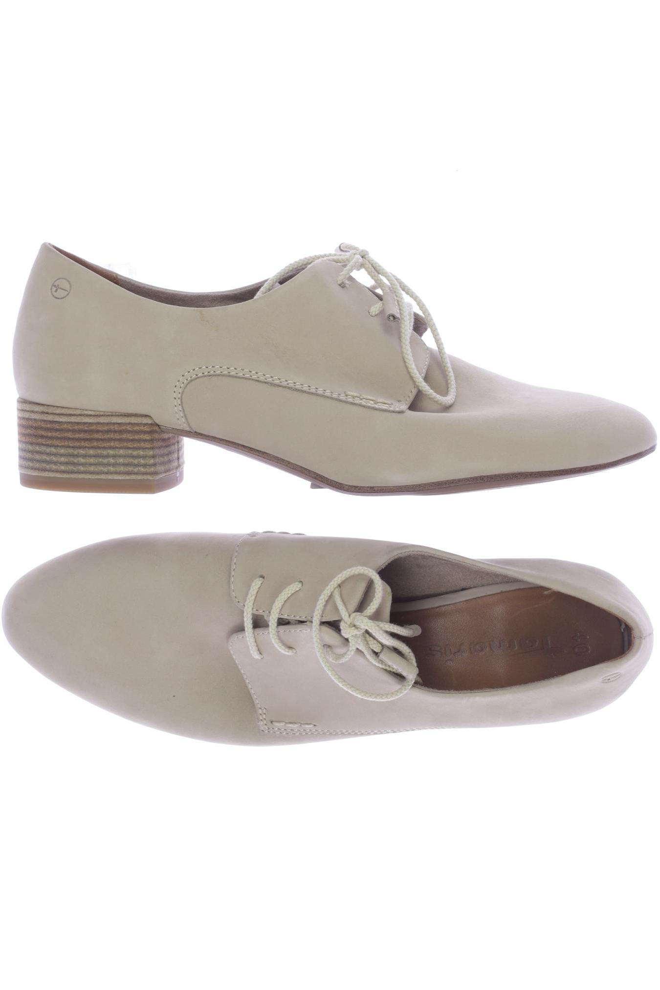 

Tamaris Damen Halbschuh, cremeweiß